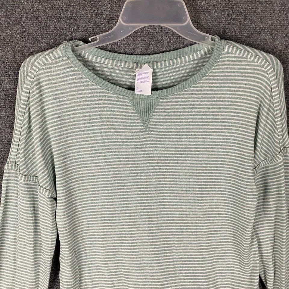 Other Stars Above Sleep Shirt Women's Small Striped Rayon Blend S Size S / US 4 / IT 40 - 2 Thumbnail