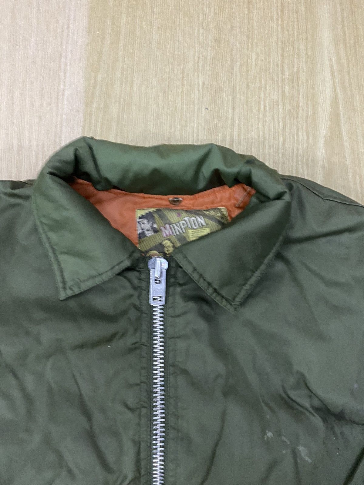 Japanese Brand × Vintage Vintage Minpton supreme dept bomber jacket Size US L / EU 52-54 / 3 - 4 Thumbnail