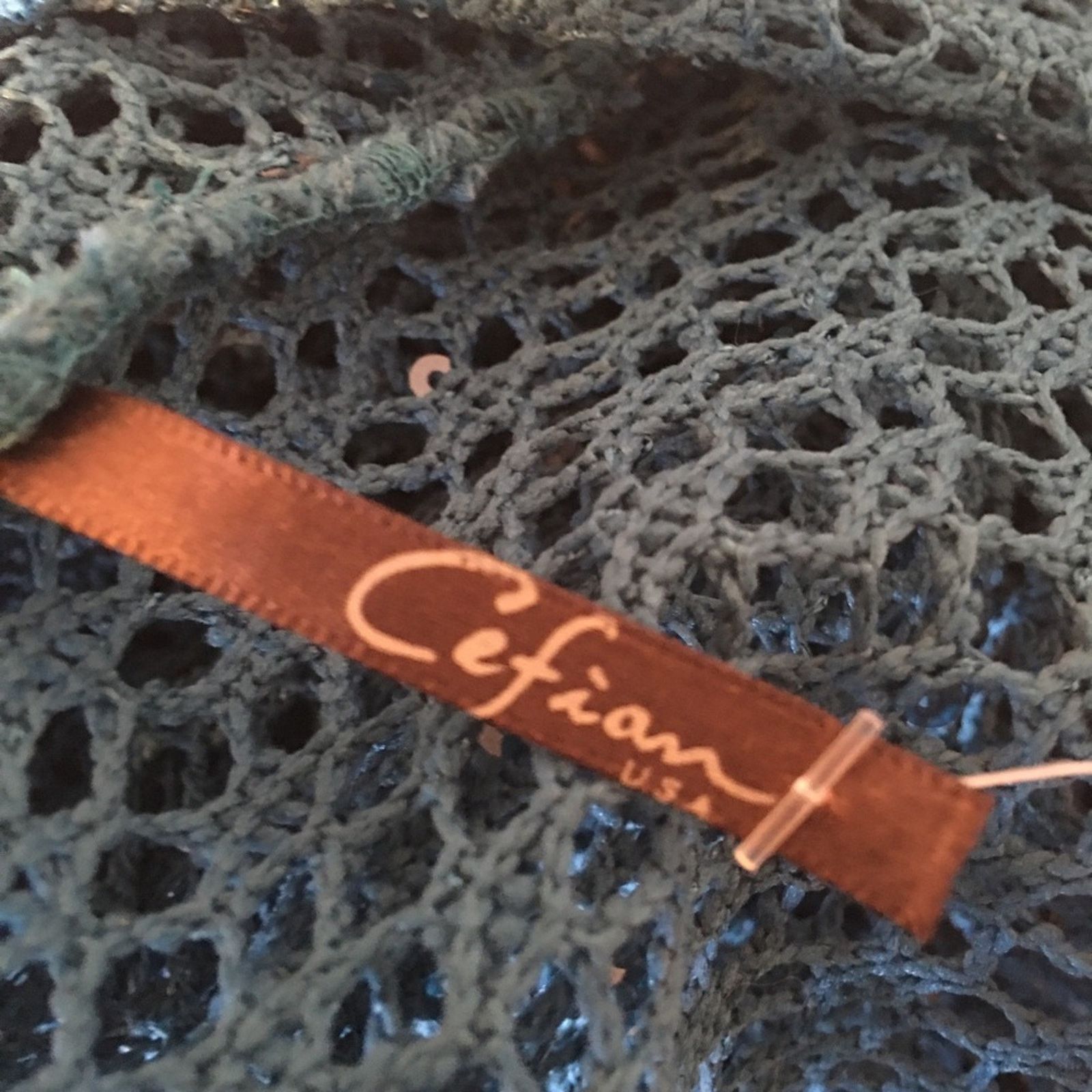Other Cefian Bolero Shrug Lightweight Knit Sequin NWT Size S / US 4 / IT 40 - 6 Thumbnail