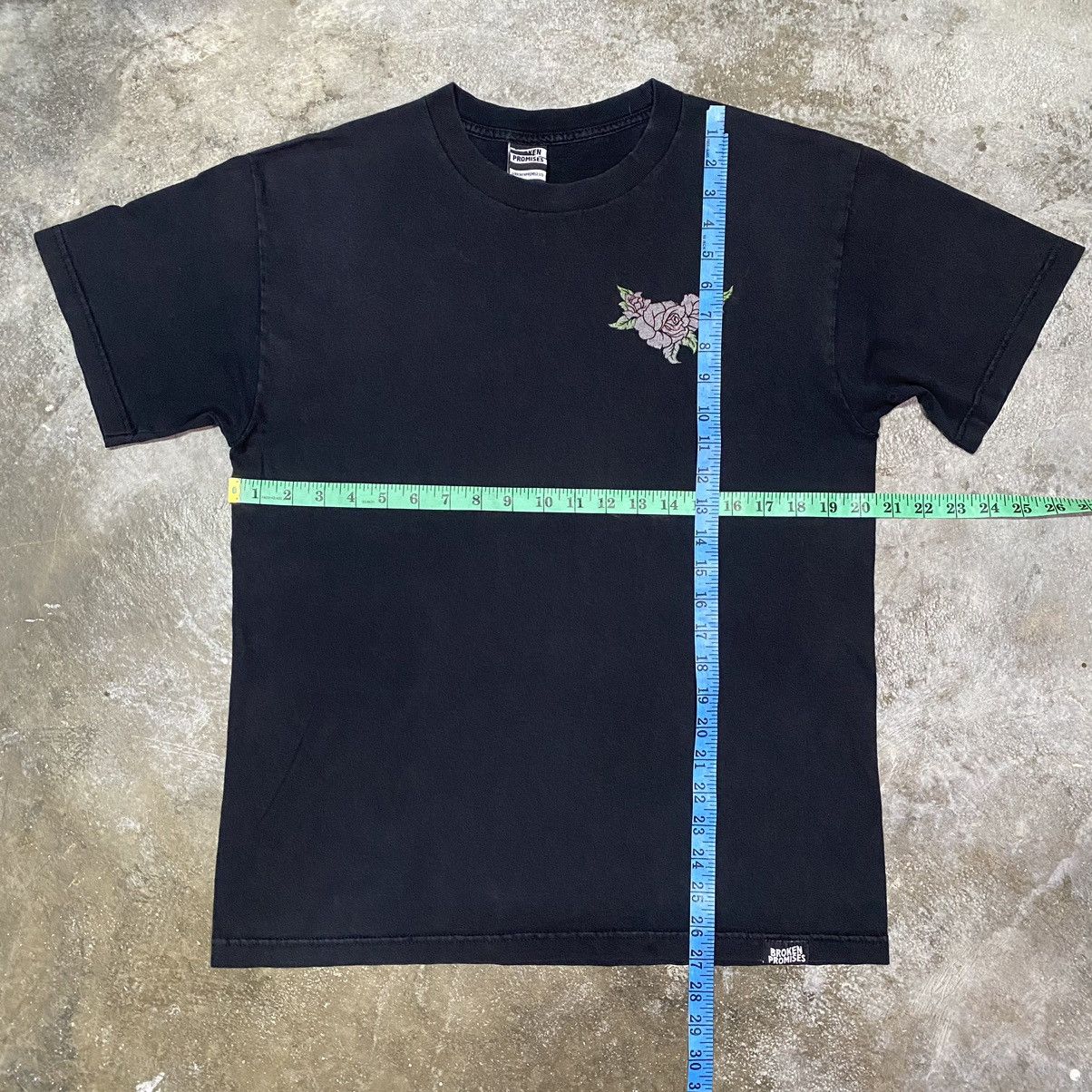 Broken Promises Co. × Japanese Brand BROKEN PROMISES ROSES T SHIRT Size US M / EU 48-50 / 2 - 13 Thumbnail