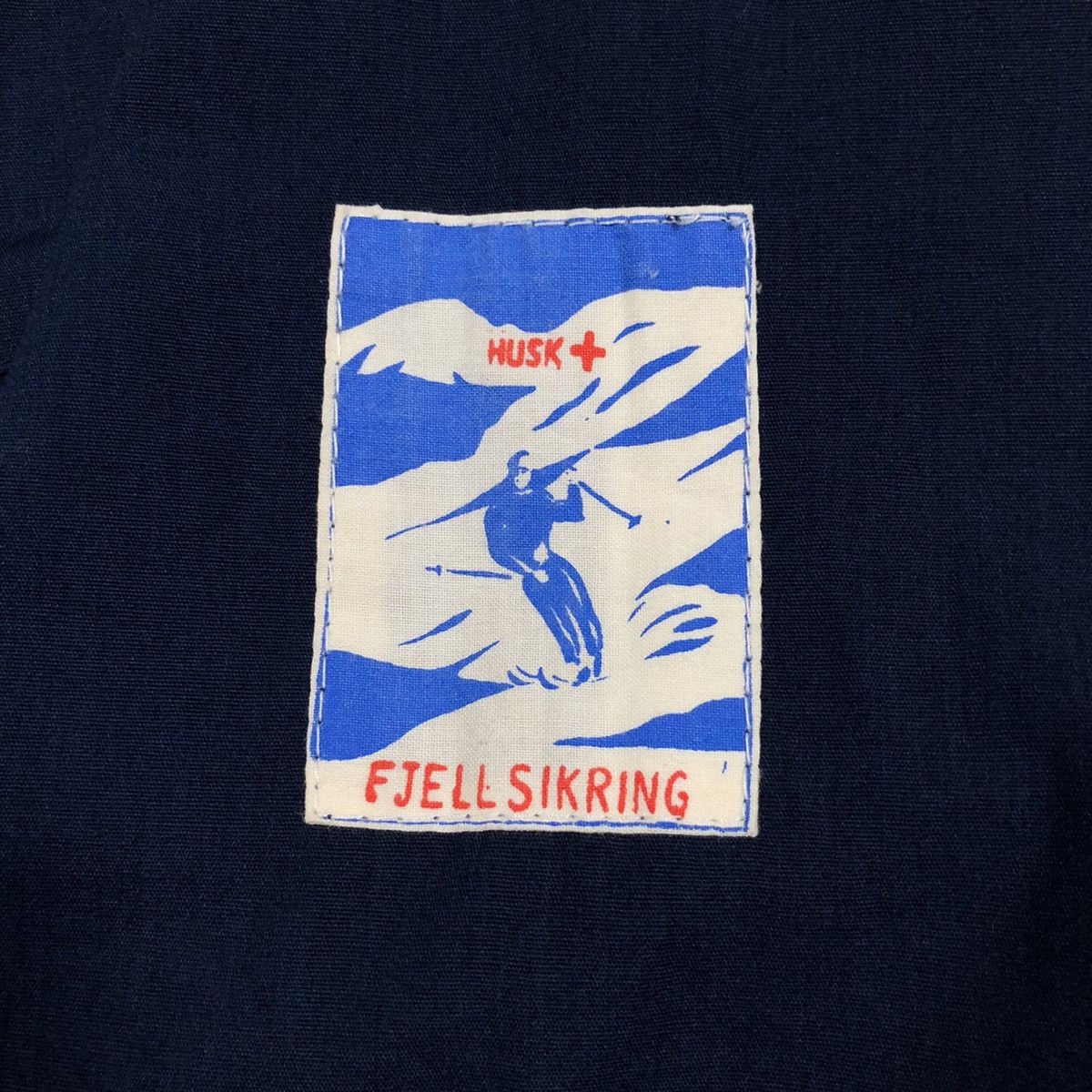 Vintage HUSK + Fjellsikring Swiss Polyester Smock Denmark Anorak Size US L / EU 52-54 / 3 - 8 Thumbnail