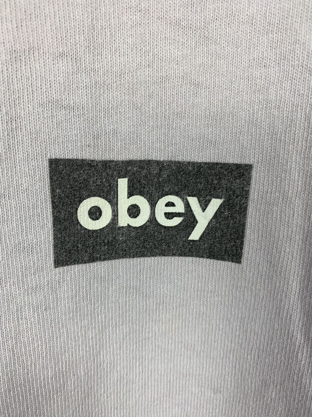 Obey Steals! Obey Box Logo Longsleeves Tee Size US XL / EU 56 / 4 - 2 Thumbnail