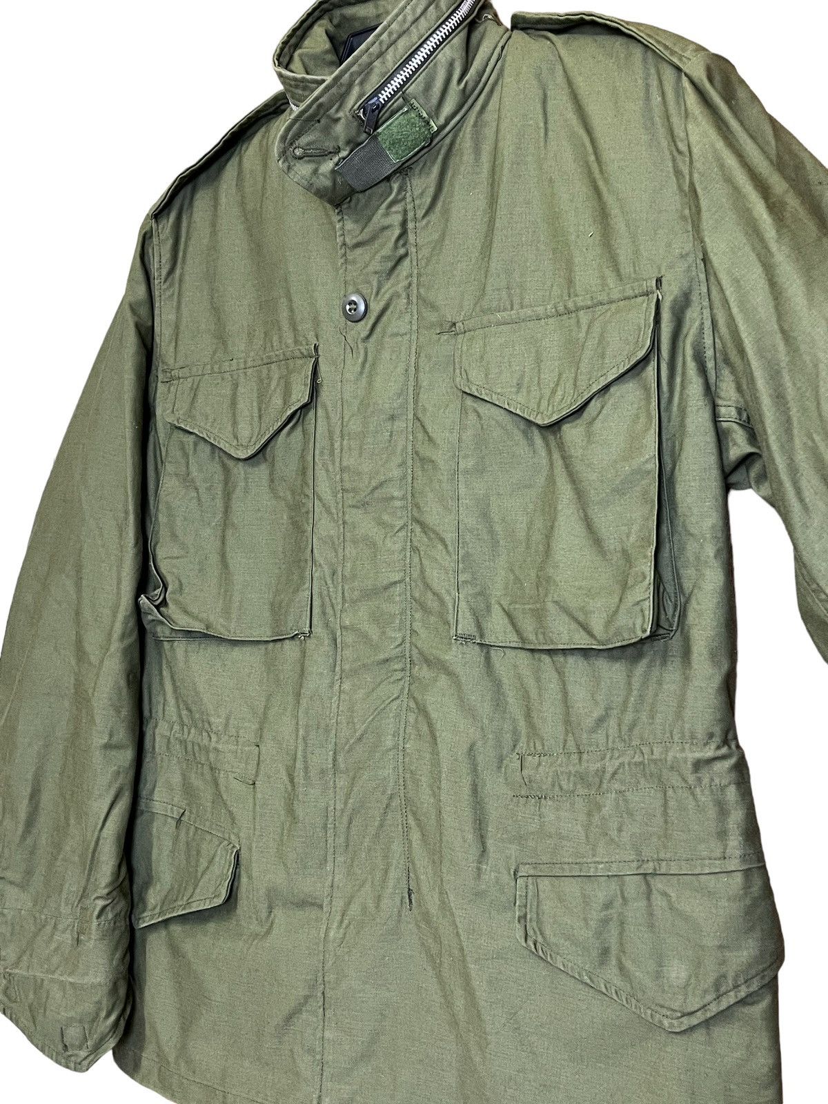 Alpha Industries VINTAGE 60s ALPHA INDUSTRIES M-65 OG-107 FIELD ARMY JACKET Size US S / EU 44-46 / 1 - 3 Thumbnail