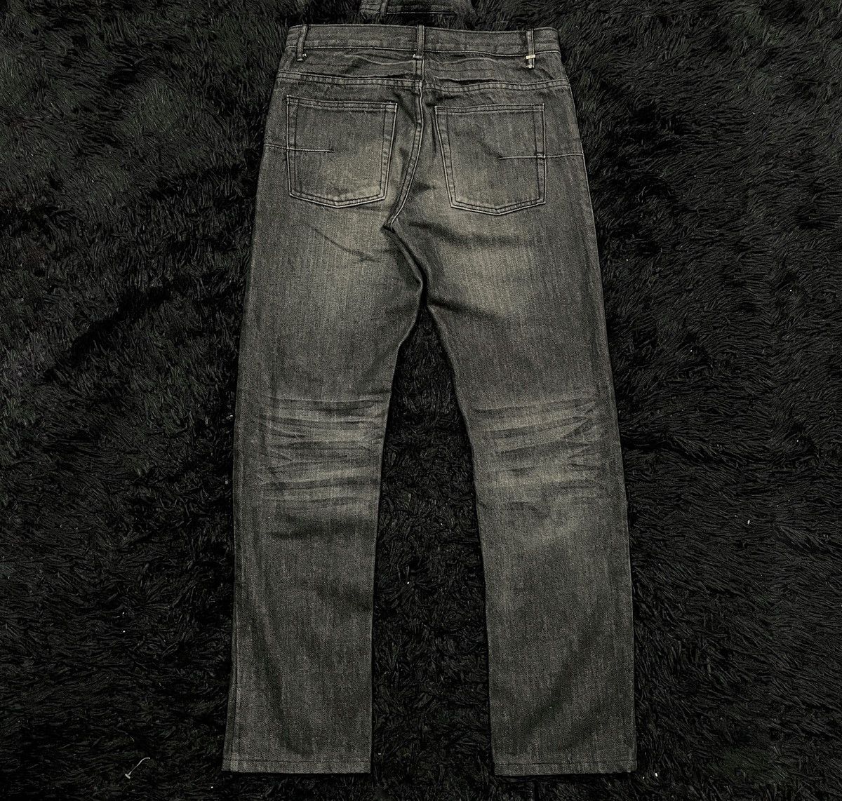 Dior × Hedi Slimane Dior Homme by Hedi Slimane Black Clawmark Style Jeans Size US 28 / EU 44 - 2 Thumbnail