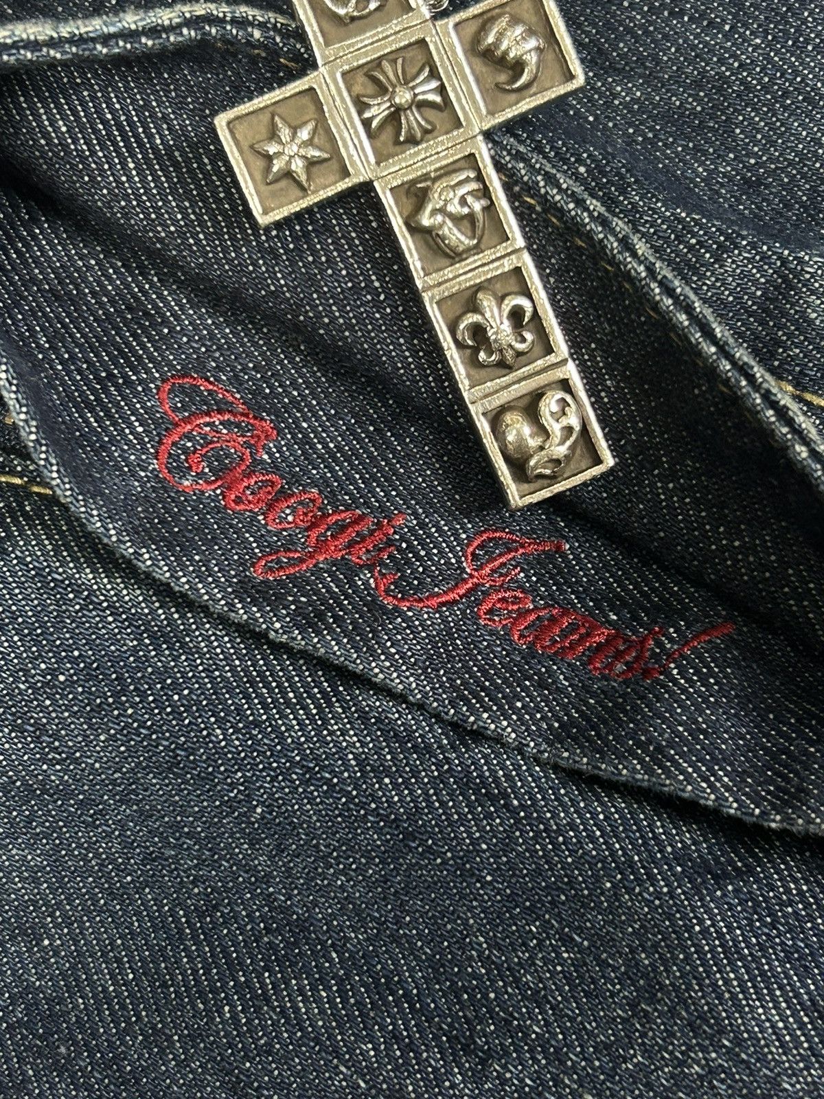 Coogi Coogi Wide Leg Embroidered Jeans Size US 34 / EU 50 - 14 Thumbnail