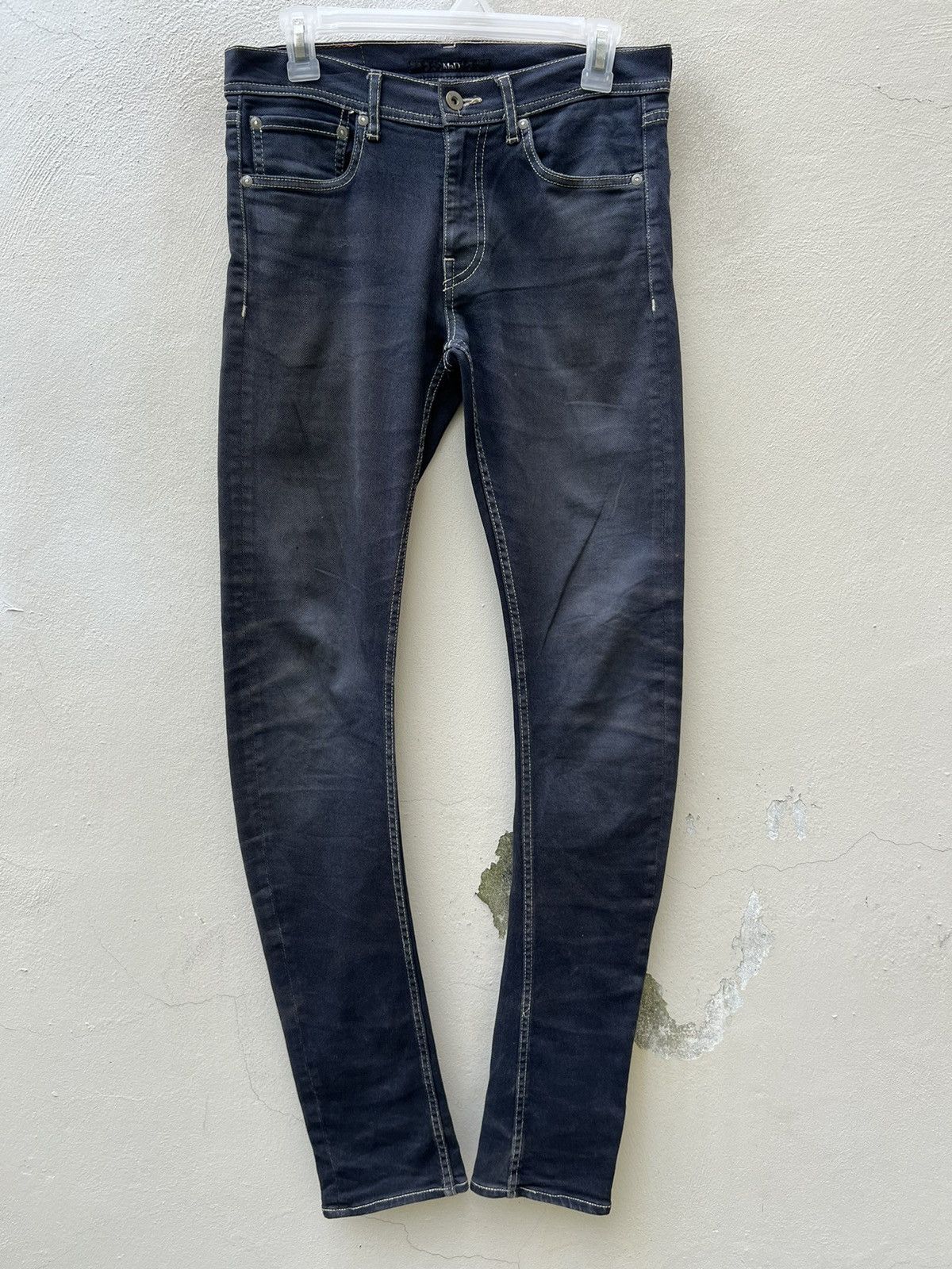 Vintage Moonage Devilment MAD Japan Dirty Mud Denim Stretch Jeans Size US 29 - 6 Thumbnail