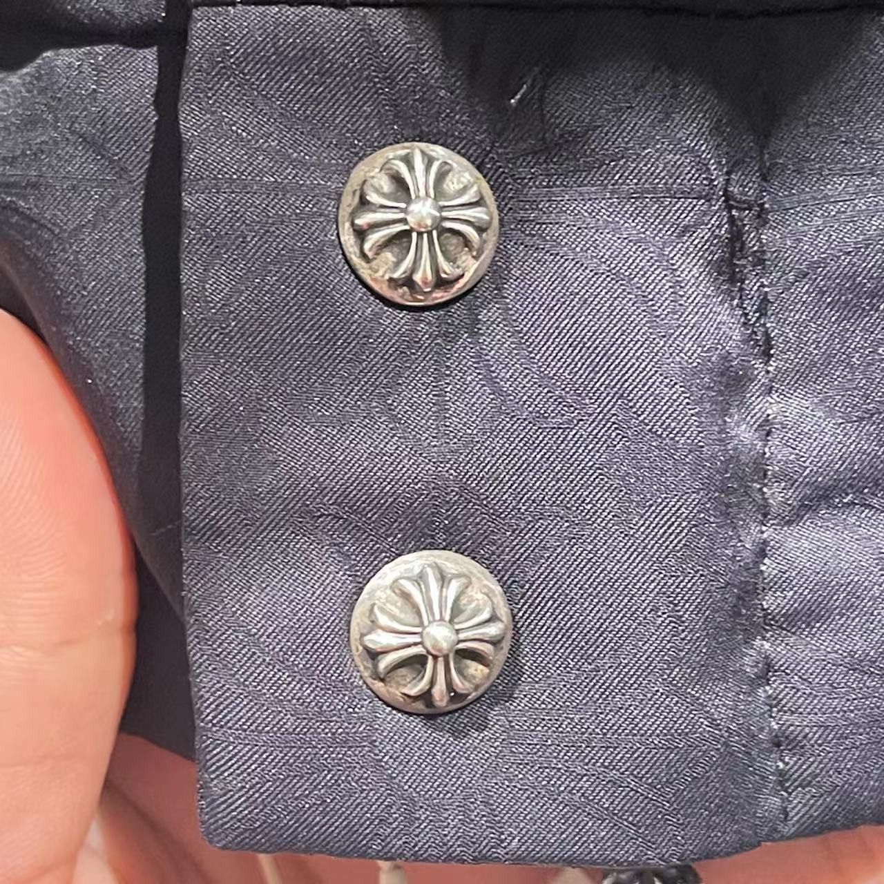Chrome Hearts Chrome Hearts Scroll Script Cross Logo Light Outdoor Jacket Size US S / EU 44-46 / 1 - 5 Thumbnail