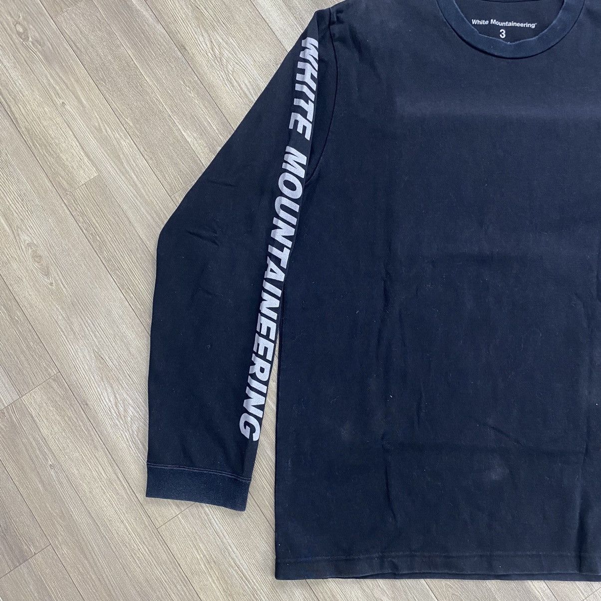 DENHAM × White Mountaineering White Mountaineering X Denham Spell Out T Shirt Long Sleeve Size US L / EU 52-54 / 3 - 6 Thumbnail