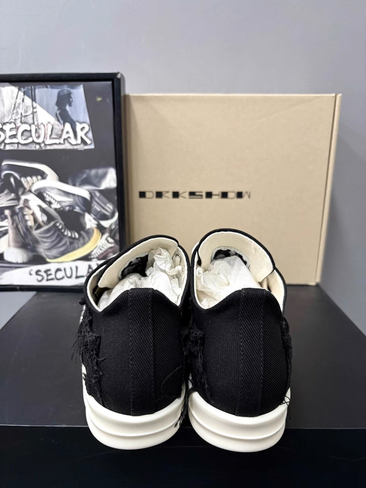 Rick Owens Rick Owens Drkshdw 26SS Destroyed Platform Sneakers K34 Size US 6 / IT 36 - 7 Thumbnail