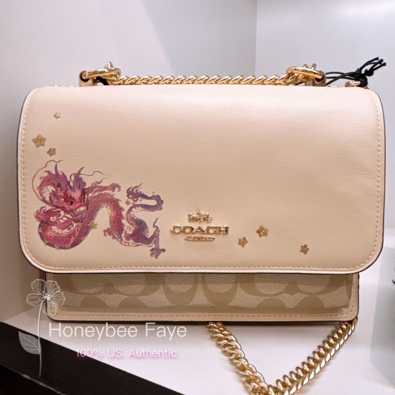 Coach New Year Klare Crossbody With Signature Canvas And Dragon Size ONE SIZE - 2 Thumbnail