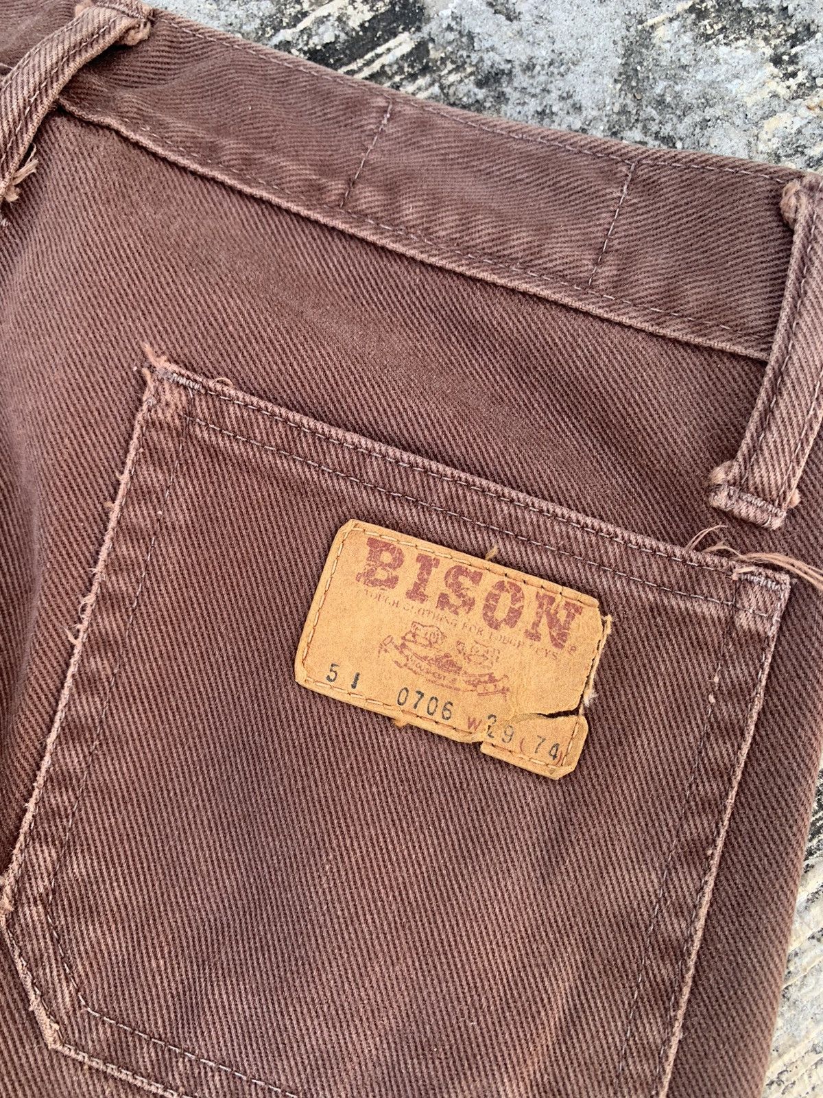 Blue Blue Japan Flare Bison western jeans brown bootcut pants Size 28" / US 6 / IT 42 - 12 Thumbnail