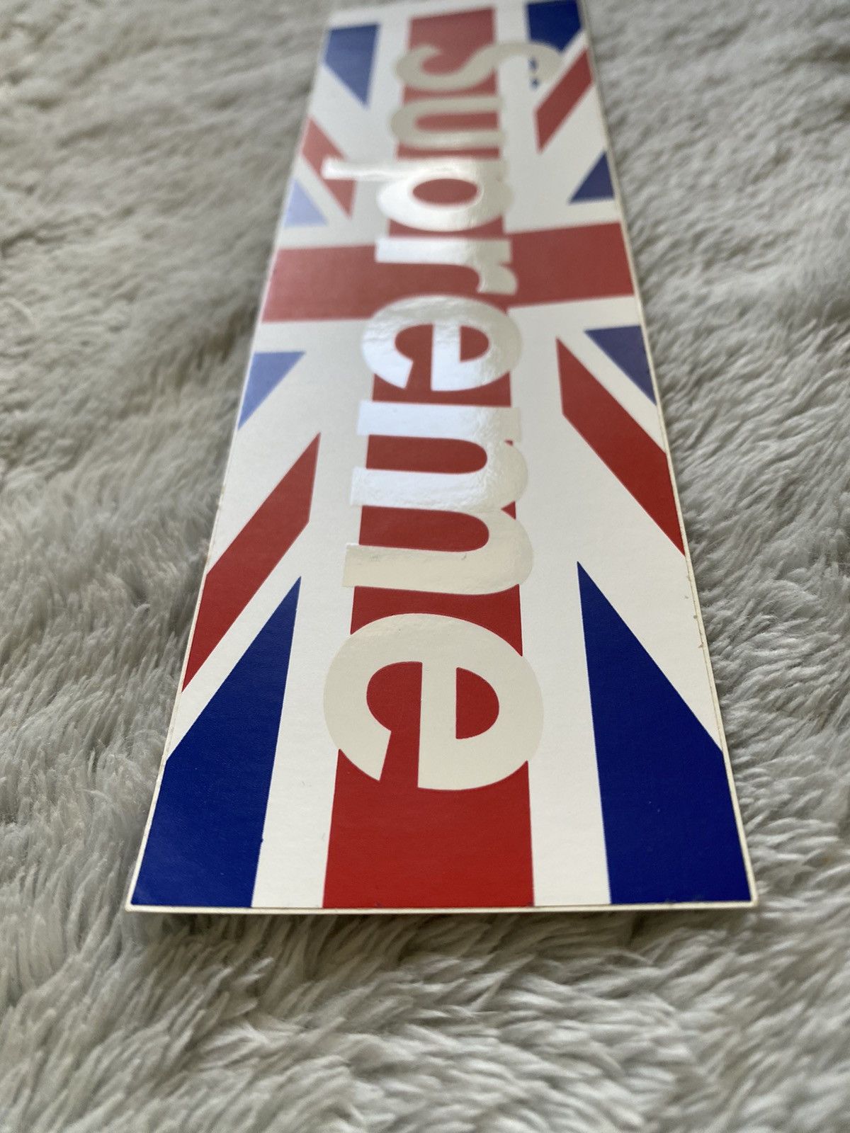 Supreme Supreme Union Jack box logo sticker new authentic Size ONE SIZE - 5 Thumbnail