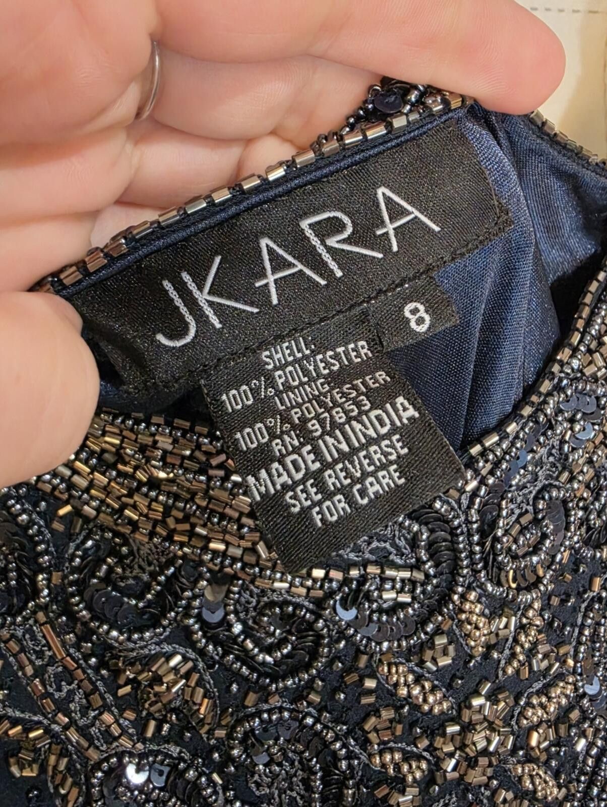 Other Jkara Beaded Gown Size M / US 6-8 / IT 42-44 - 6 Thumbnail