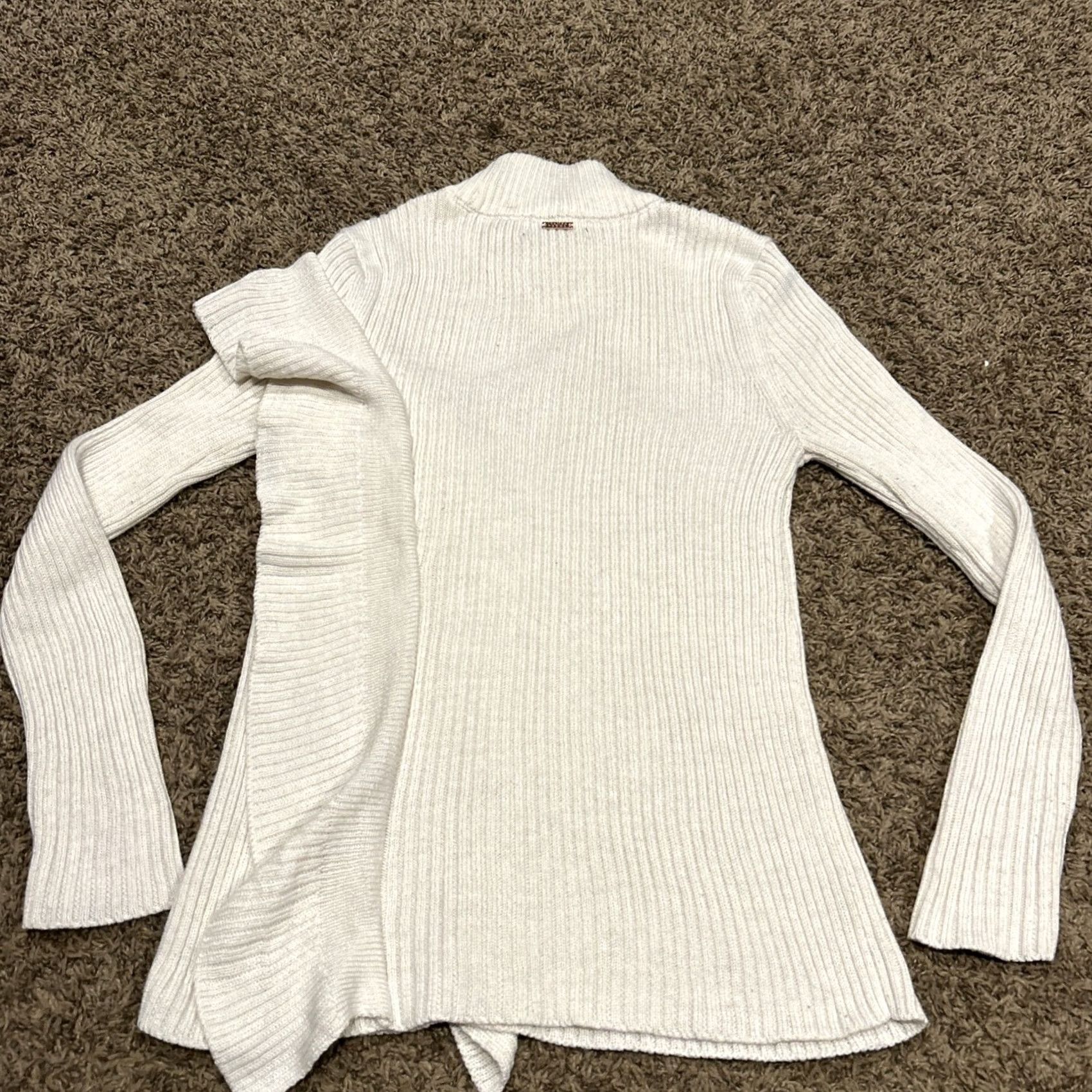 Vintage Ivanka Trump Womens Sweater Sz M Long Sleeve Crew Neck White Solid Pullover All Seasons Casual 26" 15" Chest B15 Womens Size M / US 6-8 / IT 42-44 - 3 Thumbnail