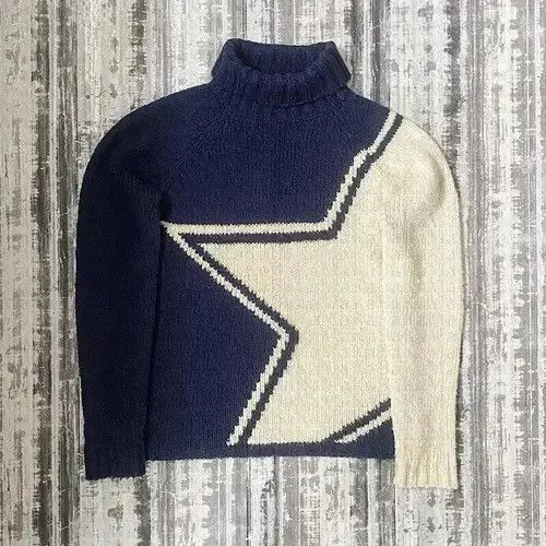 Aran Isles Knitwear O Neck Knitwear Y2K Clothing Men's Pullovers Size US M / EU 48-50 / 2 - 4 Thumbnail