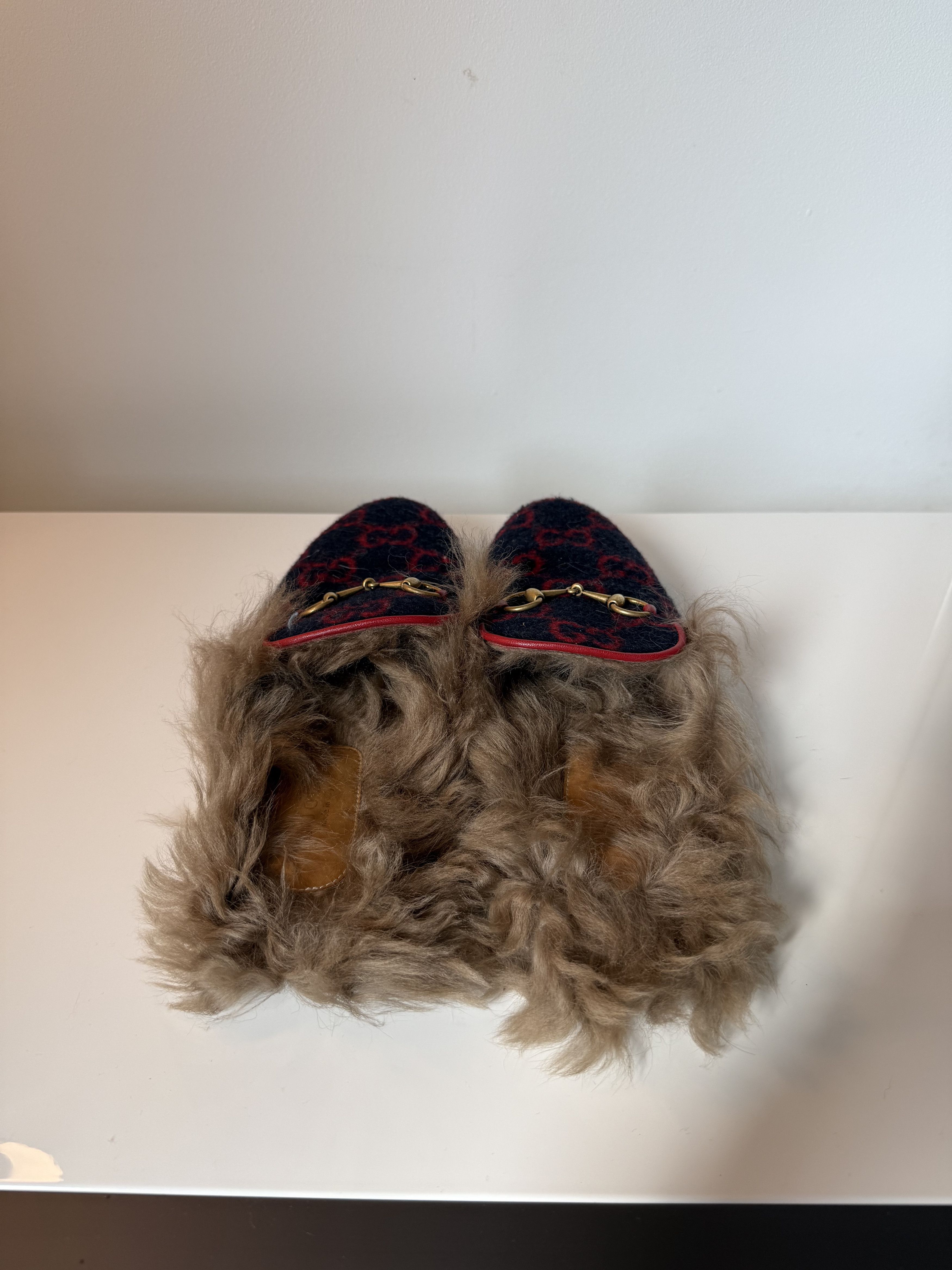 Gucci Gucci Shearling Mules Size US 8.5 / IT 38.5 - 3 Thumbnail