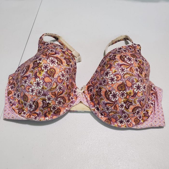 Victoria's Secret Victoria's Secret Women Bra 36DD Purple Paisley Body ...