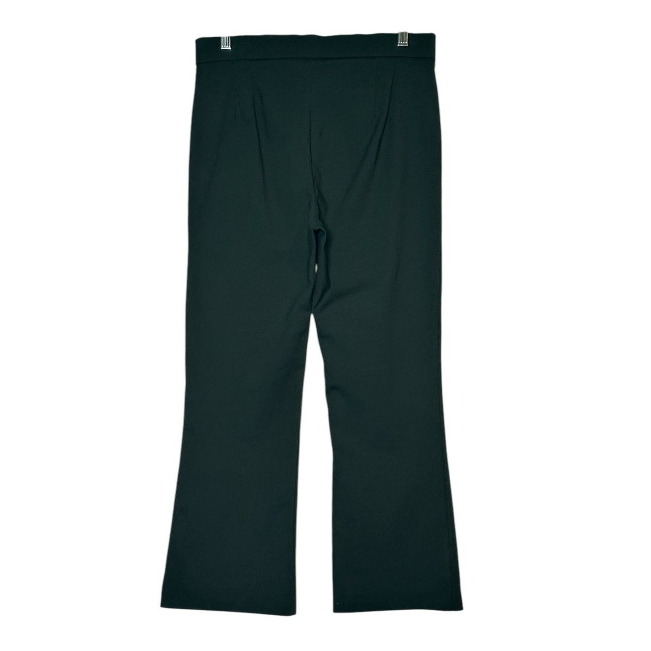 Zara Zara dark green boot cut high waist cropped pants size Large Size 32" / US 10 / IT 46 - 2 Thumbnail