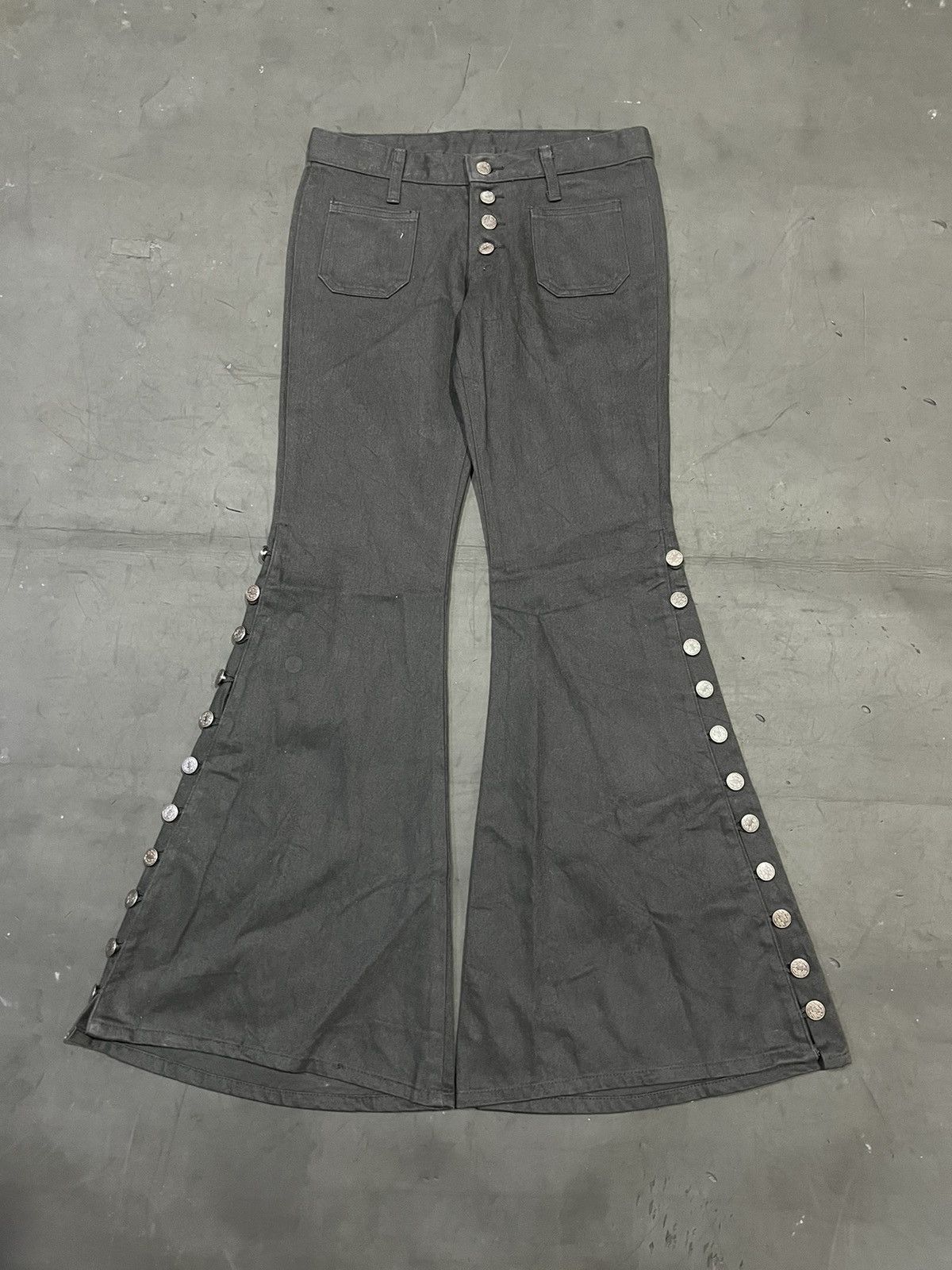 If Six Was Nine 💸BINDINGOFFER💸Uknown SUPER FLARED PANTS Size US 29 - 1 Thumbnail