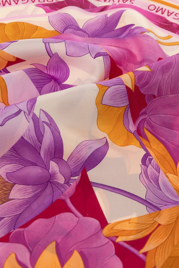 Salvatore Ferragamo o1s1rm1024 Size: 90x90 Cm / Scarf in Multicolor Size ONE SIZE - 5 Thumbnail