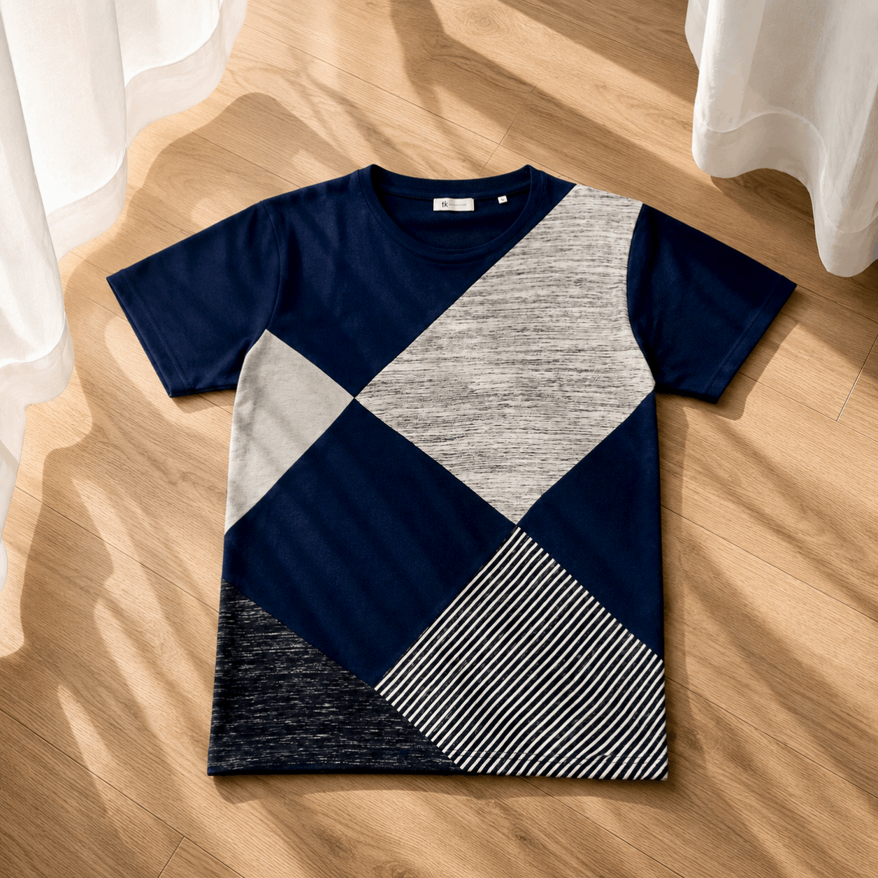 Takeo Kikuchi Takeo Kikuchi Colorblock Tee Shirt ( L ) Size US L / EU 52-54 / 3 - 1 Thumbnail