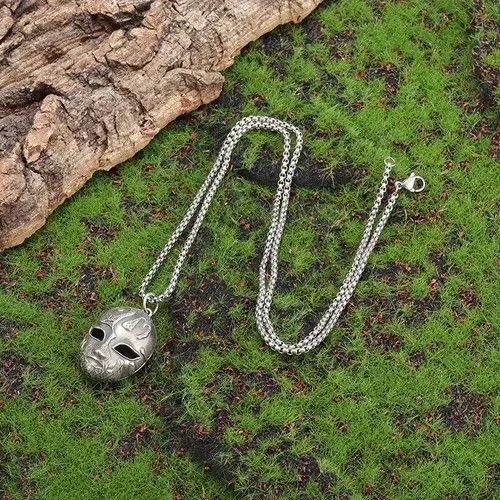 Other Mysterious Mask Pendant Necklace Chain Size ONE SIZE - 4 Thumbnail