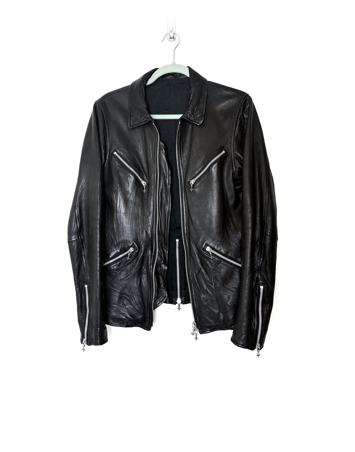 Japanese Brand Eyefunny Lambskin Leather Jacket Size US M / EU 48-50 / 2 - 4 Thumbnail