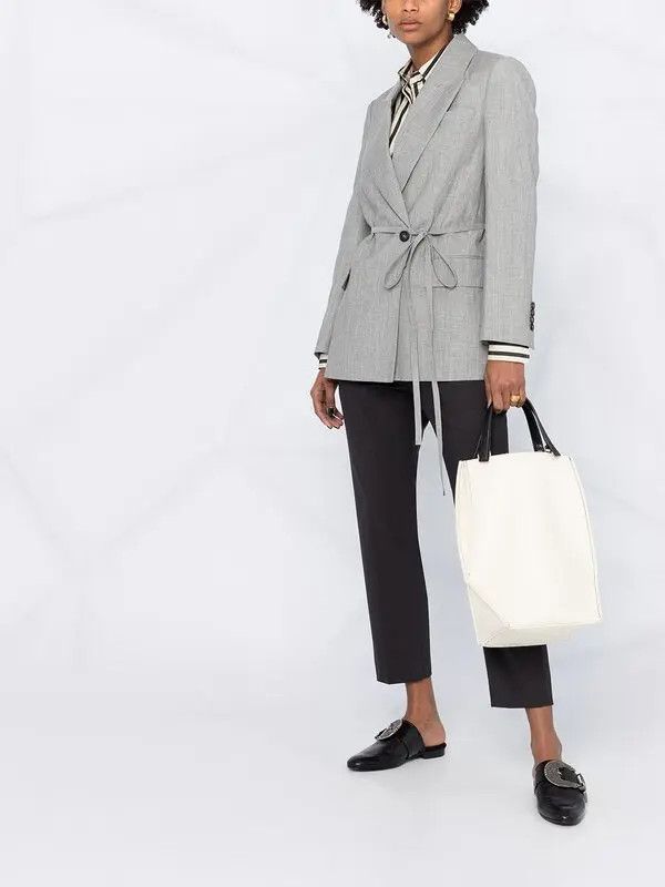 Brunello Cucinelli o1y0725 Blazer in Gray Size M / US 6-8 / IT 42-44 - 5 Thumbnail