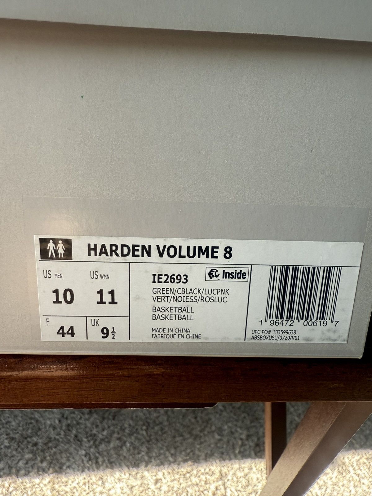 Adidas Harden Vol. 8 'Luxury Green Size US 10 / EU 43 - 7 Thumbnail