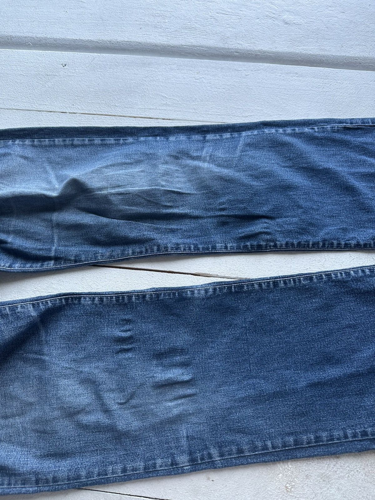 Giorgio Armani 🚨90s Armani Jeans Denim Blue Baggy Mens Pants 30US Size 30" / US 8 / IT 44 - 6 Thumbnail