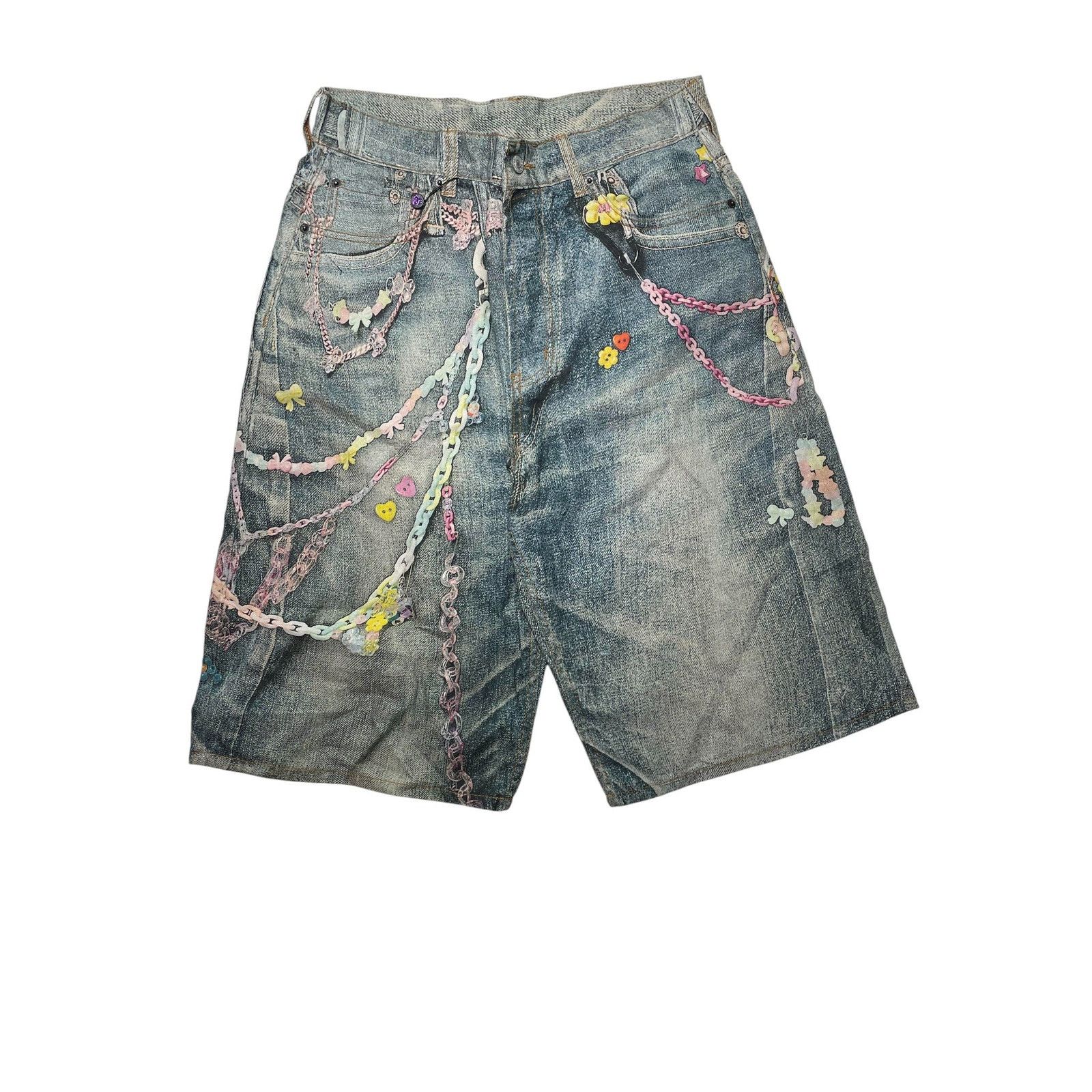 Acne Studios Lo'eil Chain Shorts