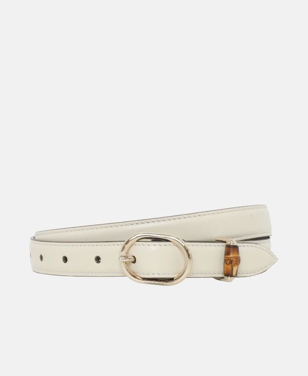 Leather Belt in Brown, Women's