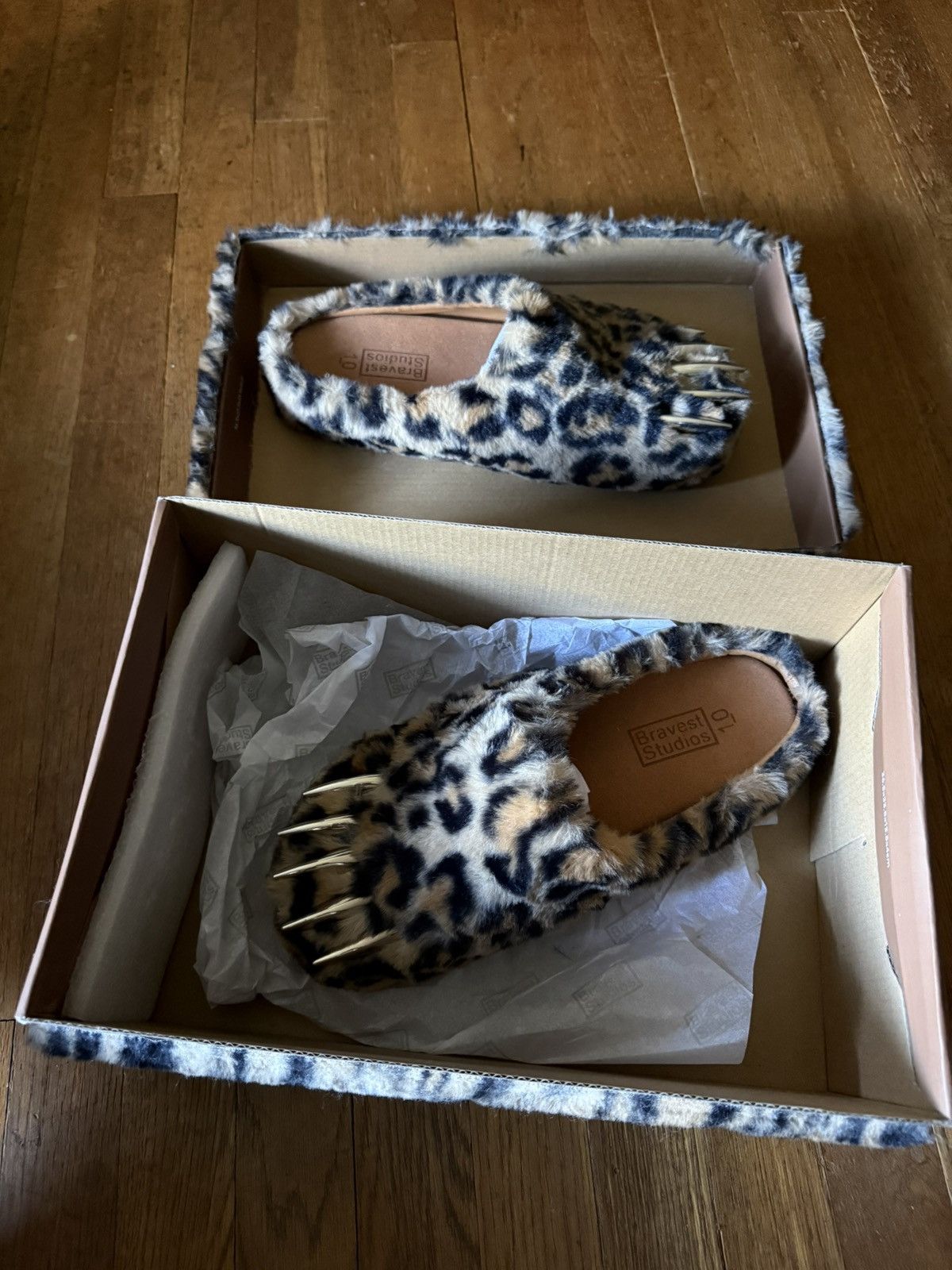 Bravest Studios Bravest Studios leopard print claw mules Size US 10.5 / EU 43-44 - 2 Thumbnail