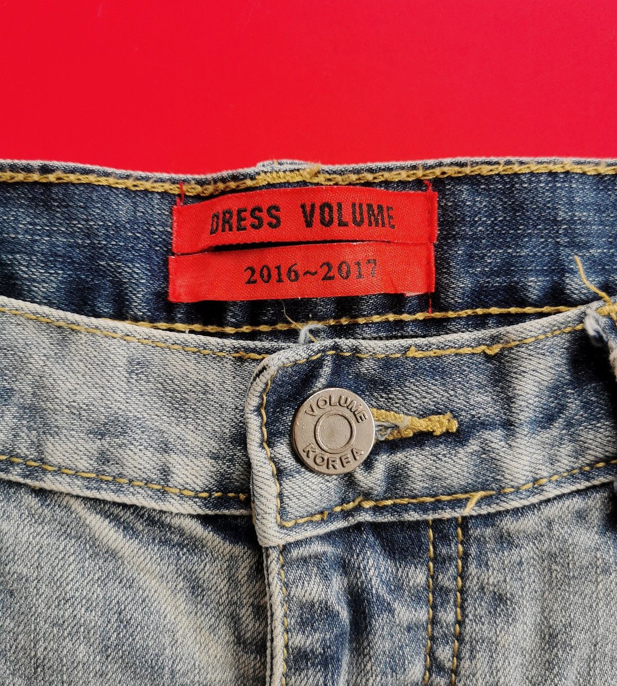 Seditionaries Dress Volume Korea Distressed Punk Zipper Mud Jeans Size US 31 - 9 Thumbnail