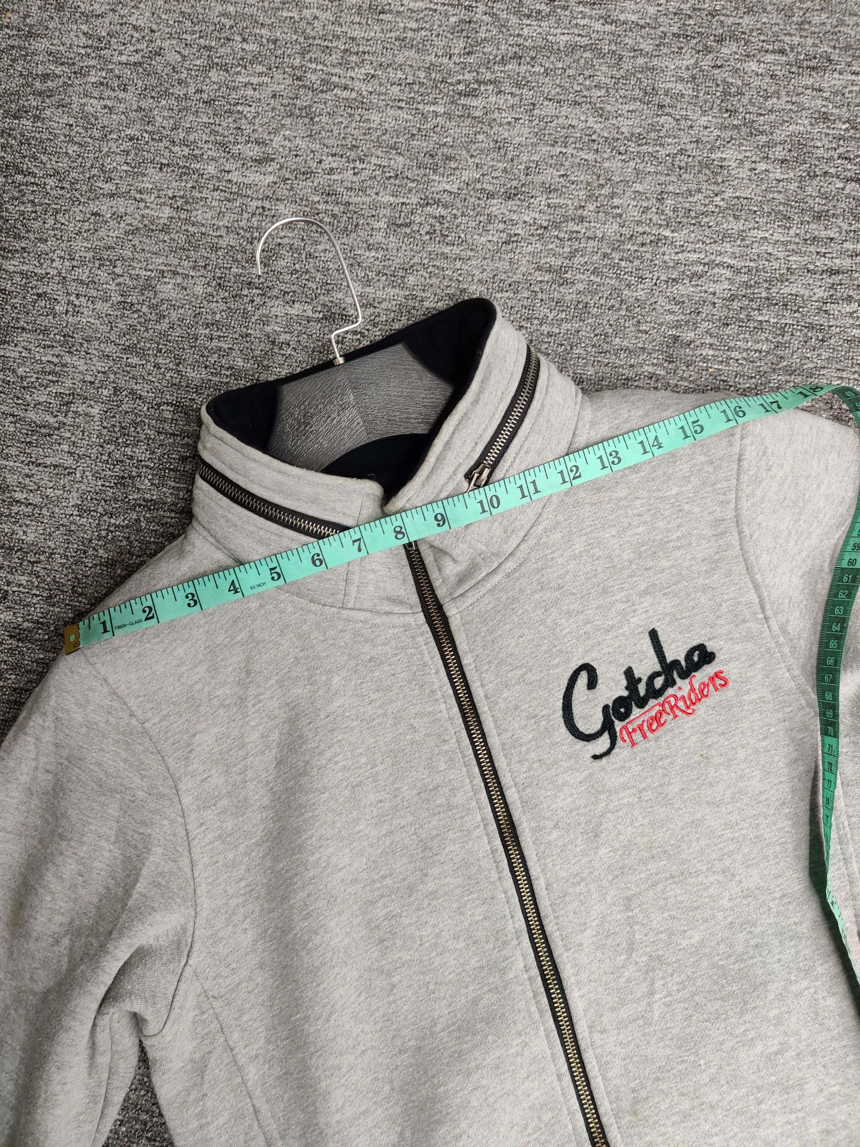 Gotcha Vintage Gotcha Free Riders Zipper Sweatshirt Jacket Size US M / EU 48-50 / 2 - 18 Thumbnail