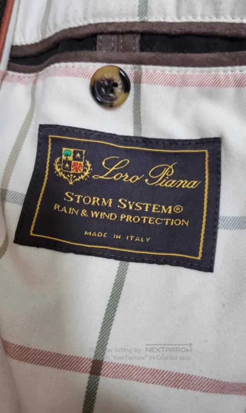 Loro Piana Loro Piana Pure cotton mid-length jacket, storm system Size US XL / EU 56 / 4 - 6 Thumbnail