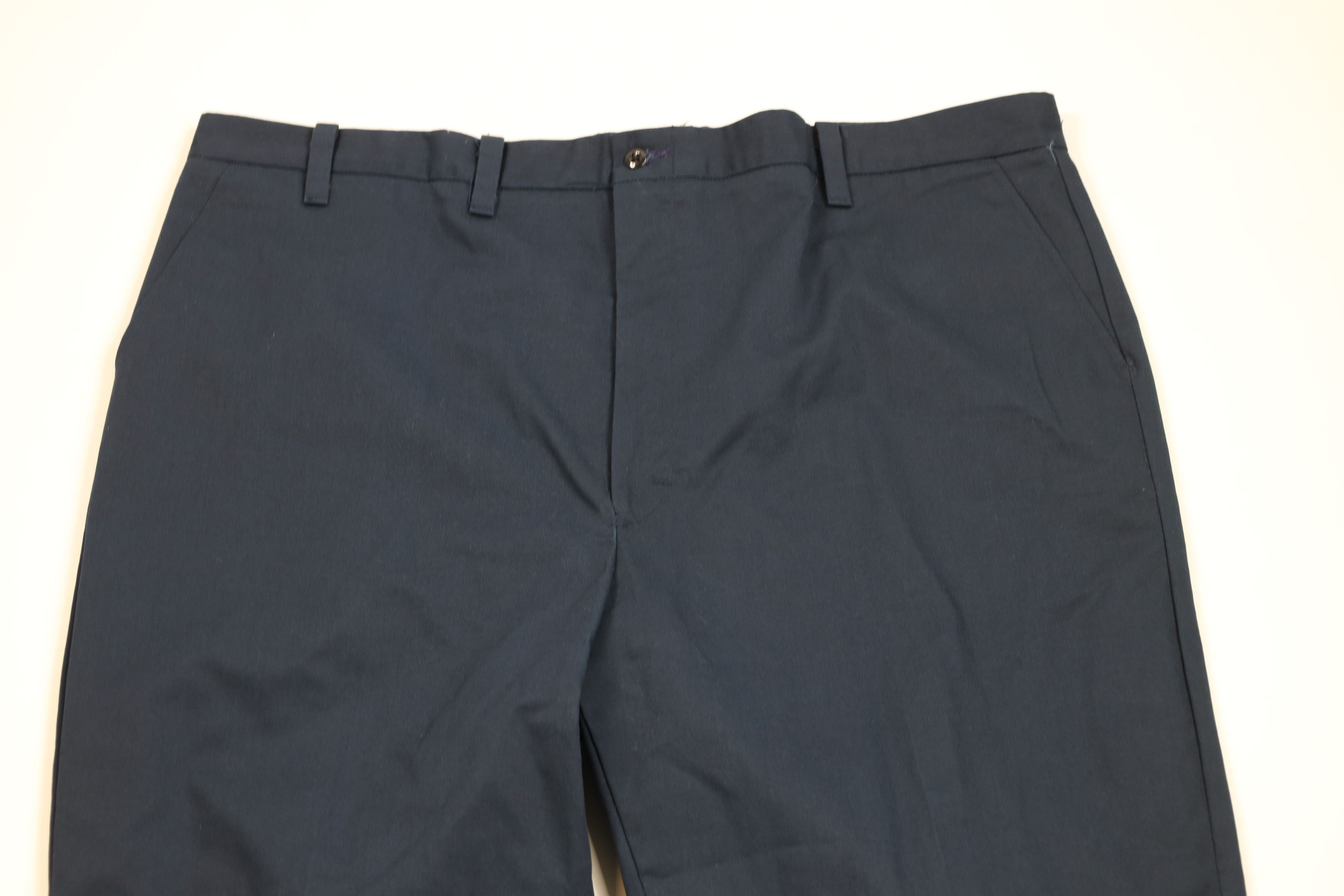 Vintage Vintage 80s 90s Streetwear Workwear Mechanic Pants Navy USA Size US 44 / EU 60 - 2 Thumbnail