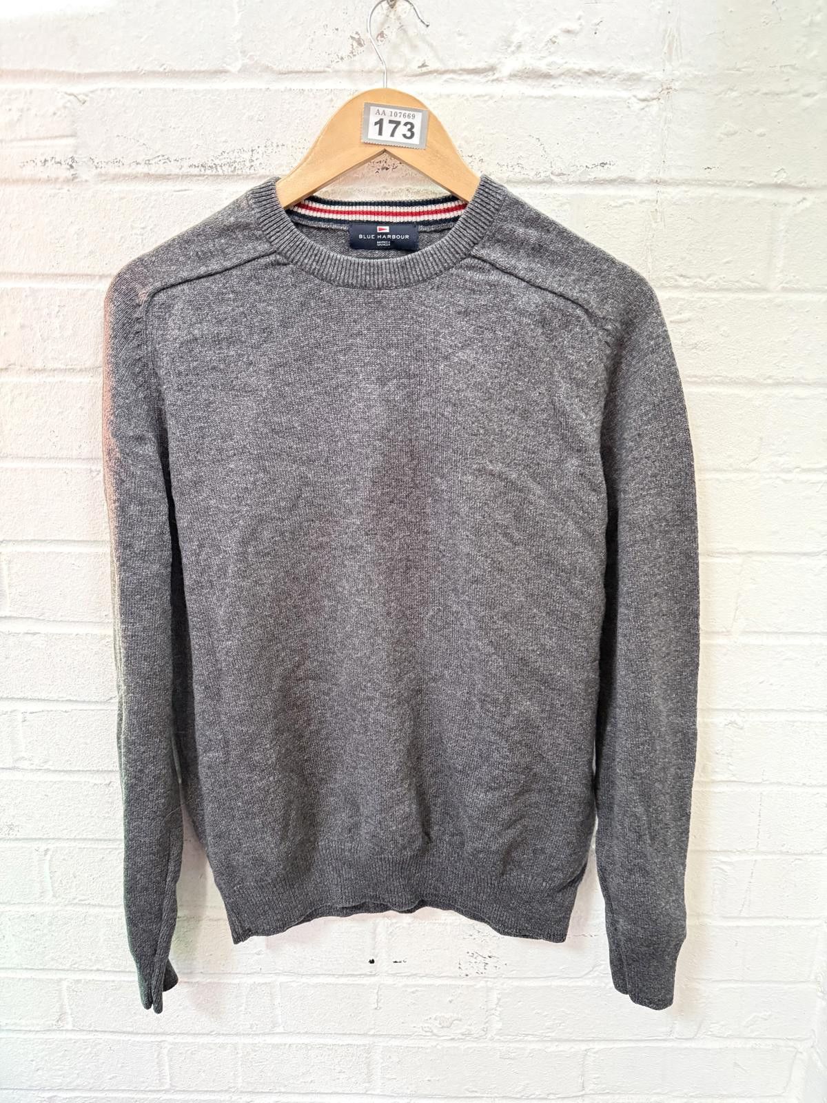 Other Blue Harbour Men's Grey Crew Neck Sweater Size US M / EU 48-50 / 2 - 1 Thumbnail