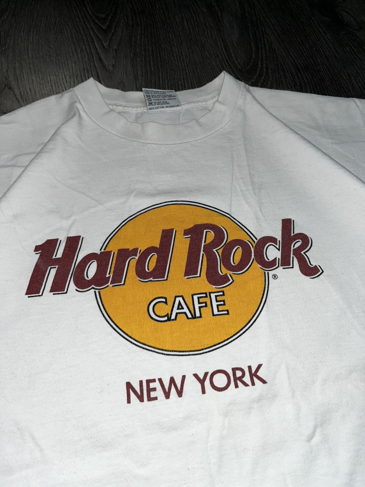 Hard Rock Cafe Vintage 90s Hard Rock Cafe New York T-Shirt Made in USA Size US L / EU 52-54 / 3 - 2 Thumbnail