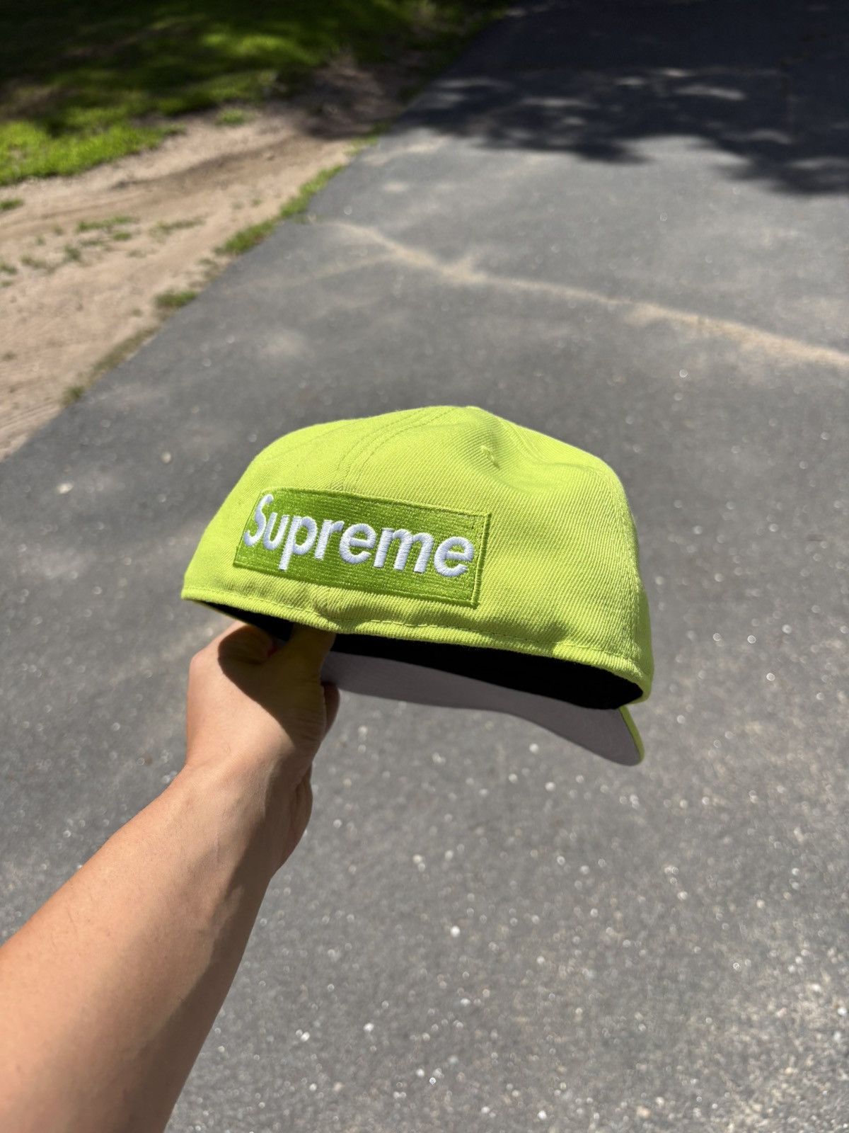 New Era × Supreme Supreme Reverse Box Logo fitted Size 34 - 1 Thumbnail