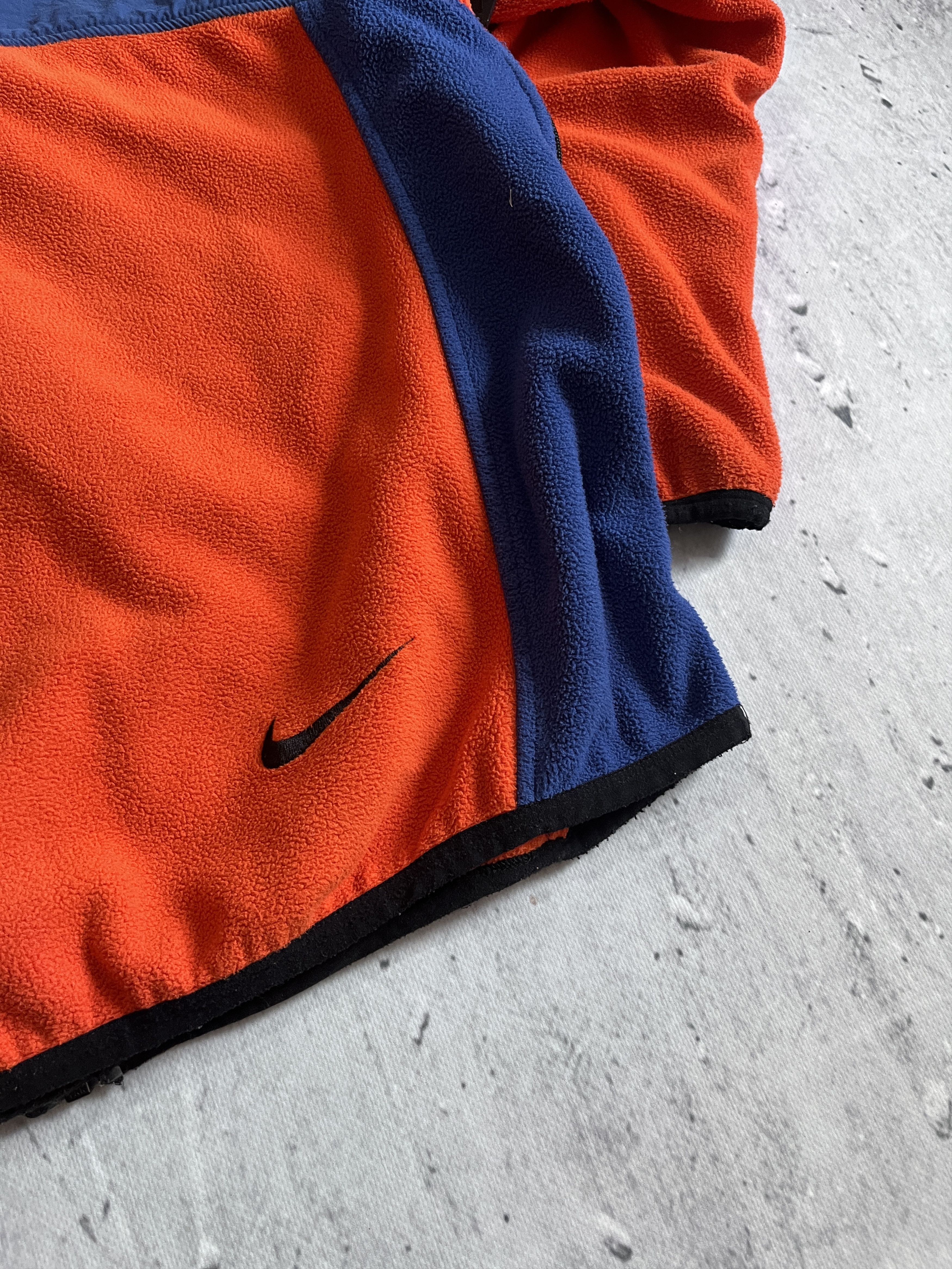 Nike ACG NIKE ACG VINTAGE 90S BLUE ORANGE FLEECE JACKET Size US L / EU 52-54 / 3 - 11 Thumbnail