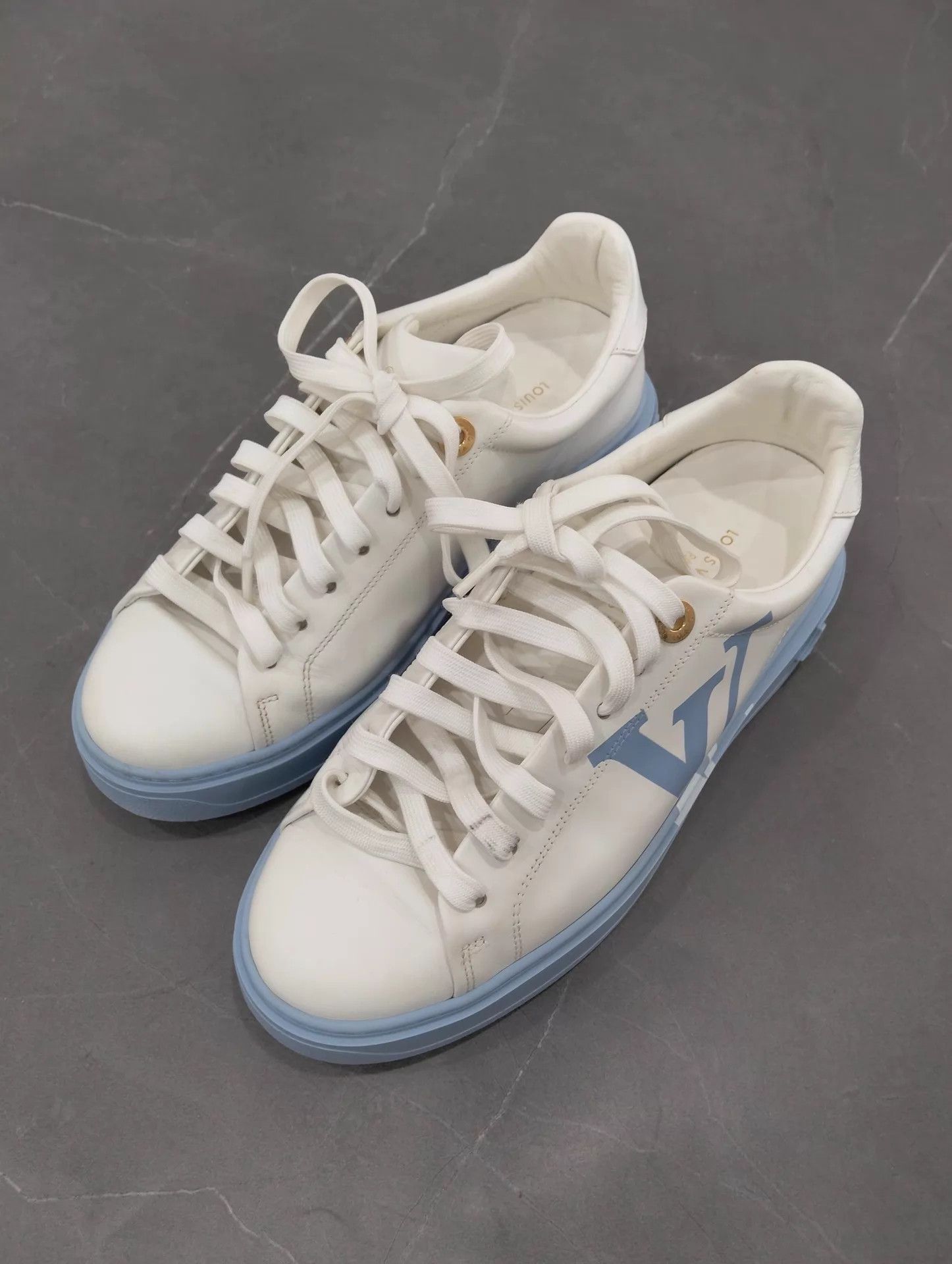Louis Vuitton LV Time Out Lace-Up Sneaker EU 37 95 New Size US 6.5 / IT 36.5 - 1 Thumbnail