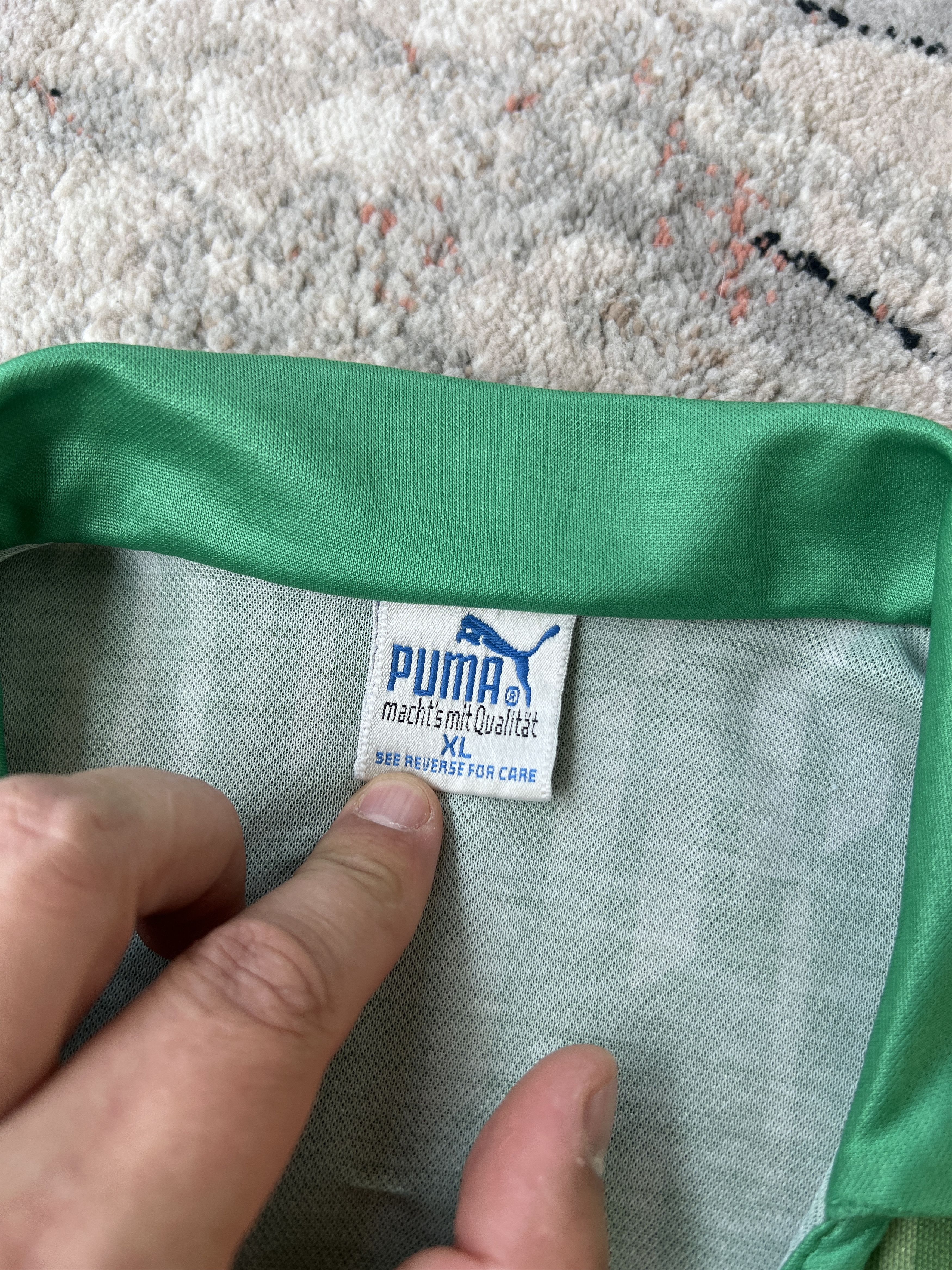 Puma Puma Macht's Mit Qualitat Vintage Football Jersey Size US XL / EU 56 / 4 - 12 Thumbnail