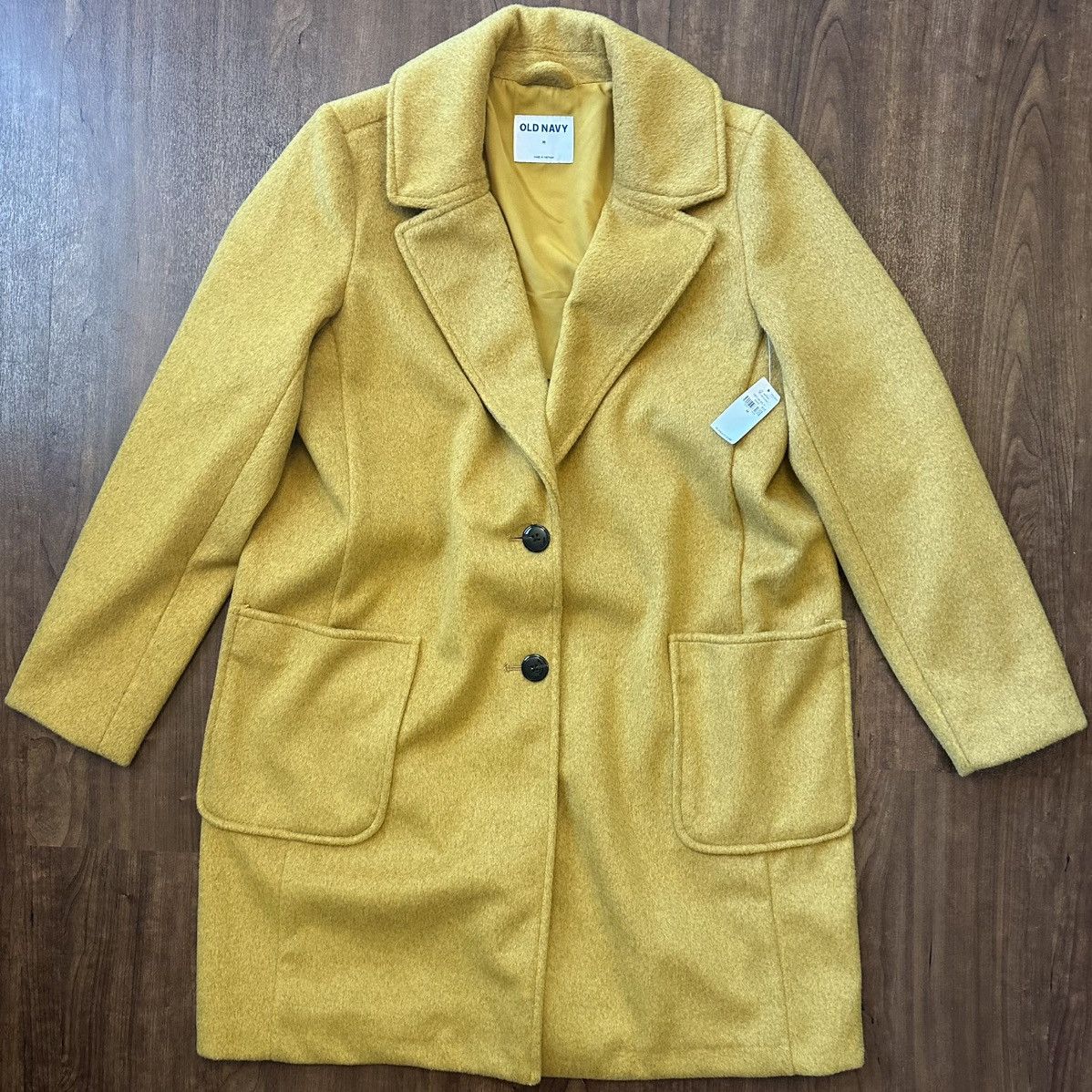 Old Navy Old Navy Women’s Moleskin/ Faux Fur Peacoat Jacket Gold M Size M / US 6-8 / IT 42-44 - 1 Thumbnail