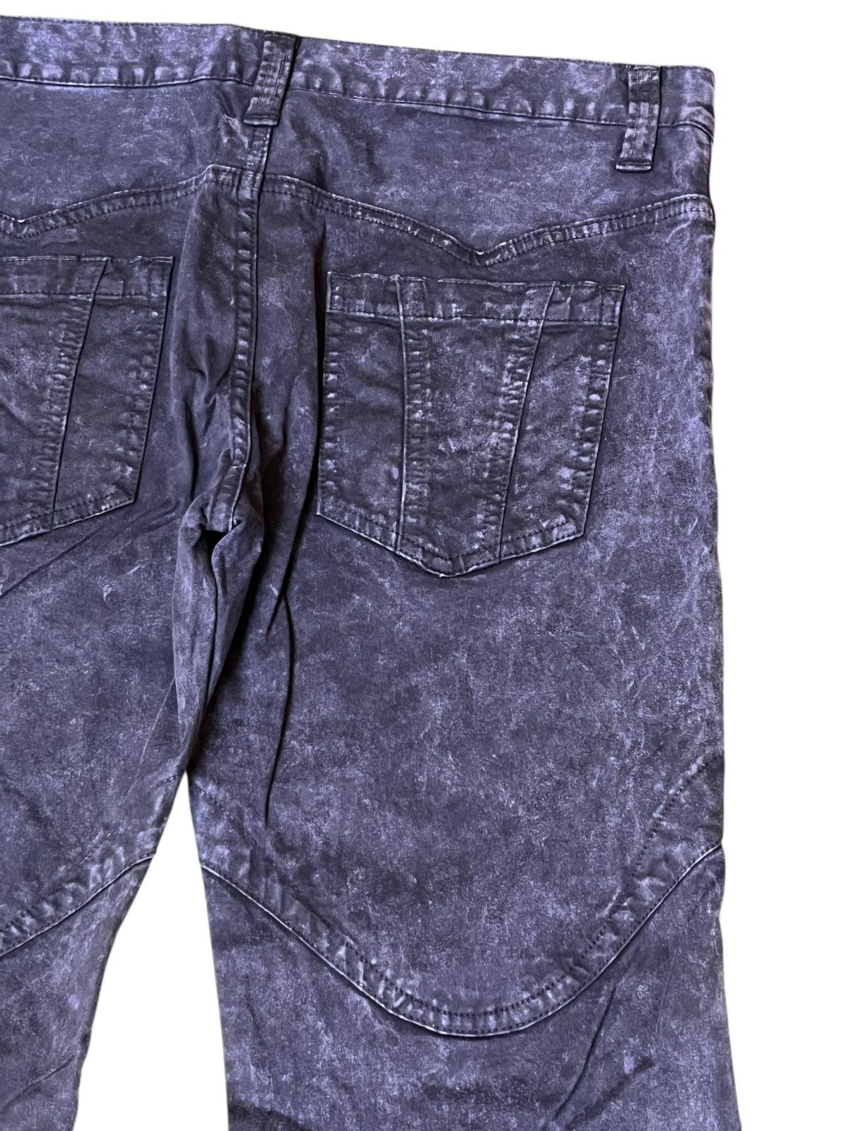 Tornado Mart FLARED🔥SICK VINTAGE SEMANTIC DESIGN TYE DYE FLARE JEANS Size US 34 / EU 50 - 7 Thumbnail