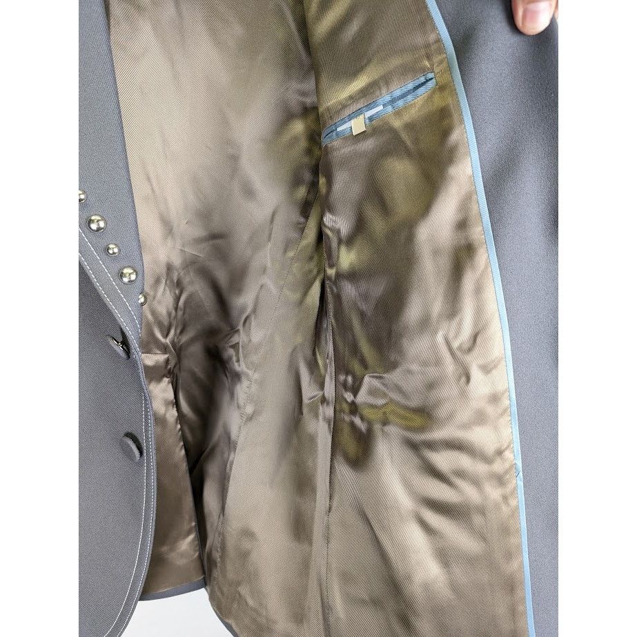 Gucci o1rshd1 Fluid Drill Palace Jacket in Steel Gray Size US L / EU 52-54 / 3 - 10 Thumbnail