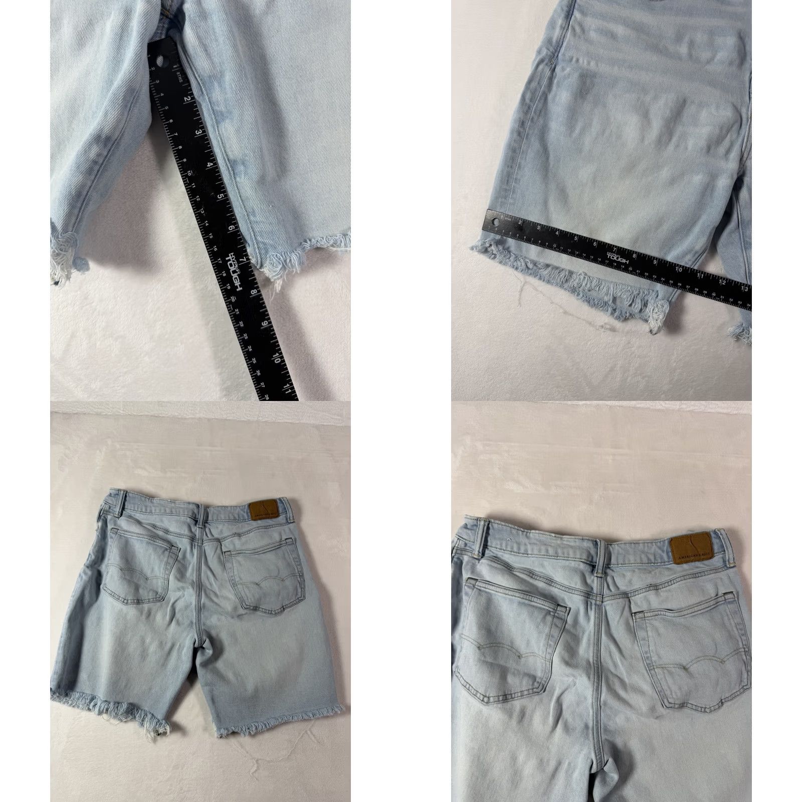 American Eagle Outfitters American Eagle Outfitters Denim Shorts Bermuda Men Light Wash Distressed 32 Blue Denim 5-Pocket Size US 32 / EU 48 - 8 Thumbnail