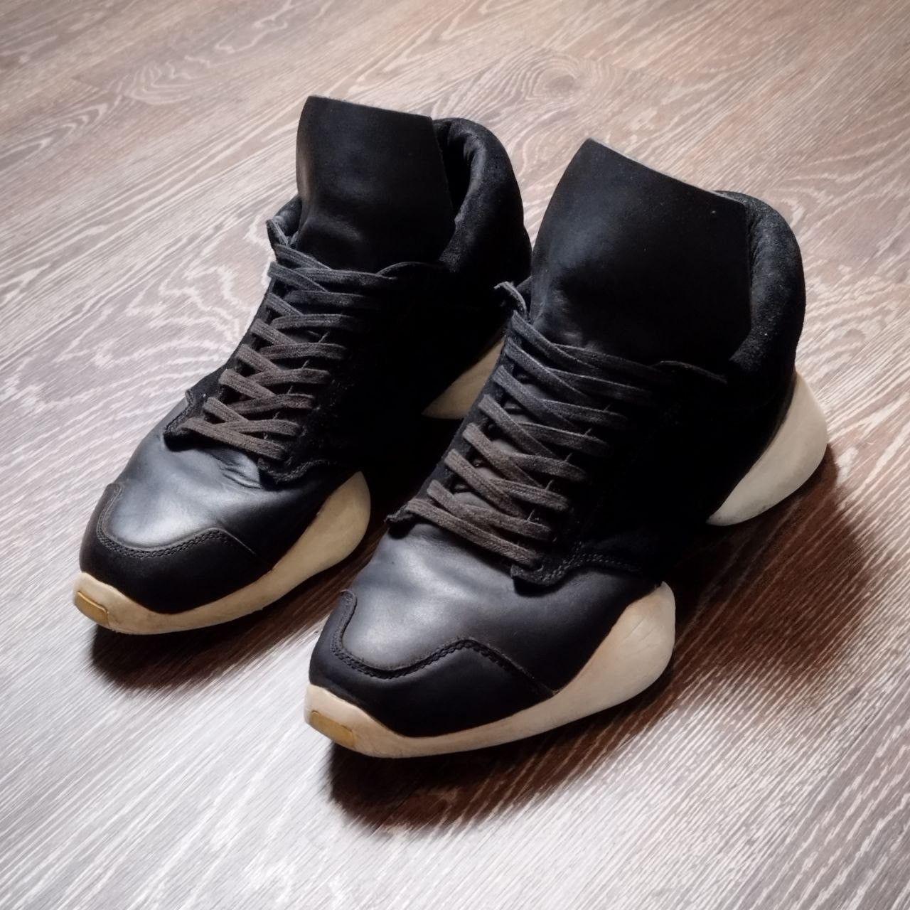 Rick Owens FW15 Rick Owens x Adidas runner Size US 8.5 / EU 41-42 - 7 Thumbnail
