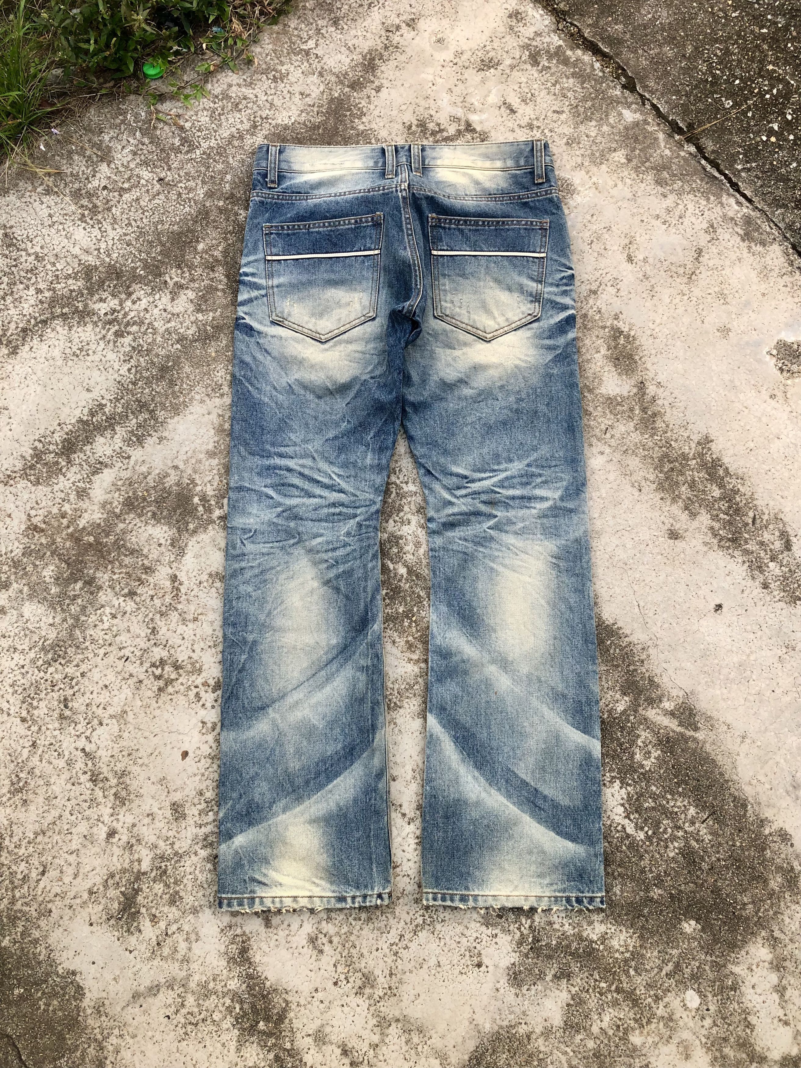 Japanese Brand WASHED BLUE DENIM BY IMP Size US 33 - 4 Thumbnail