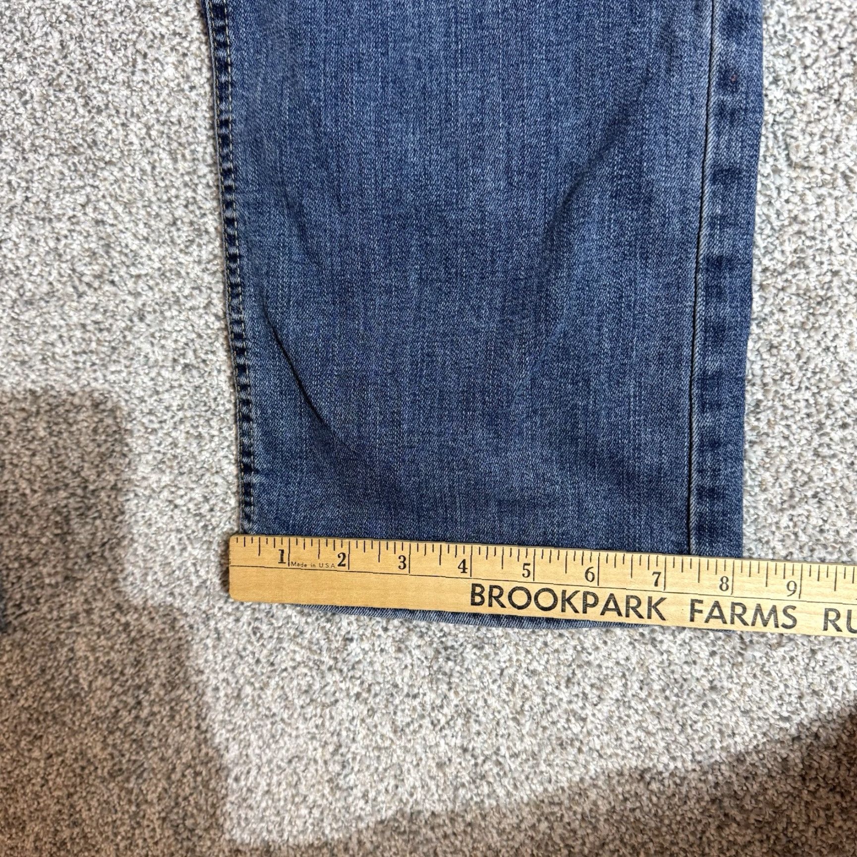 Wrangler Wrangler Jeans Mens 36x34 Relaxed Boot Western Cowboy Casual Streetwear Jeans Mens 36x34 Blue Denim 5-Pocket Bootcut Mens Size US 36 / EU 52 - 2 Thumbnail